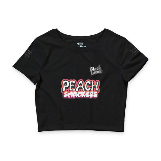 "Peach Smackers" Crop Tee