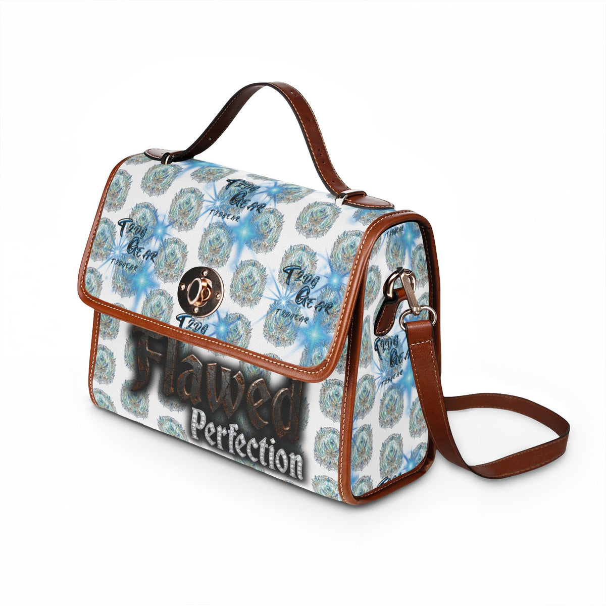 Flawed Perfection Waterproof Canvas Purse