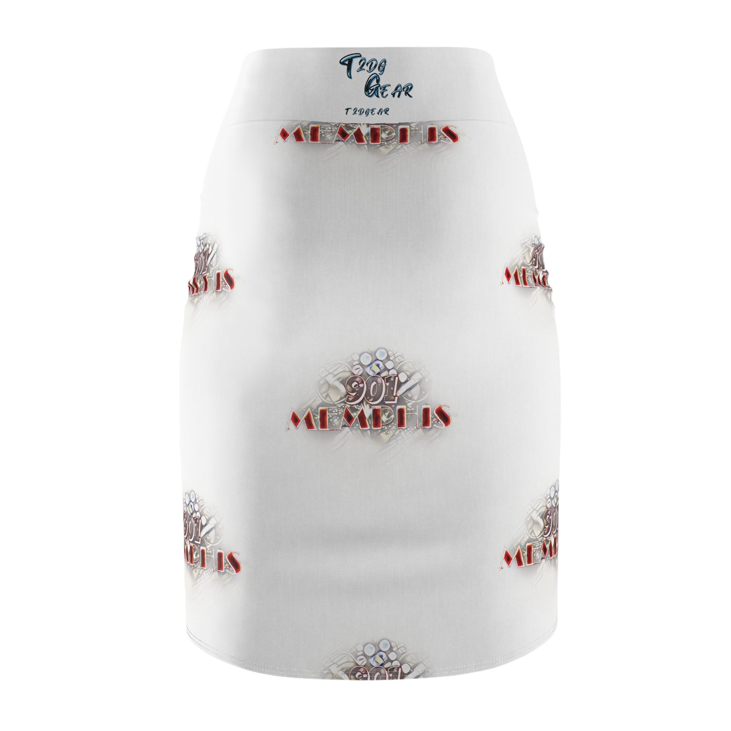 "901 Memphis" Pencil Skirt