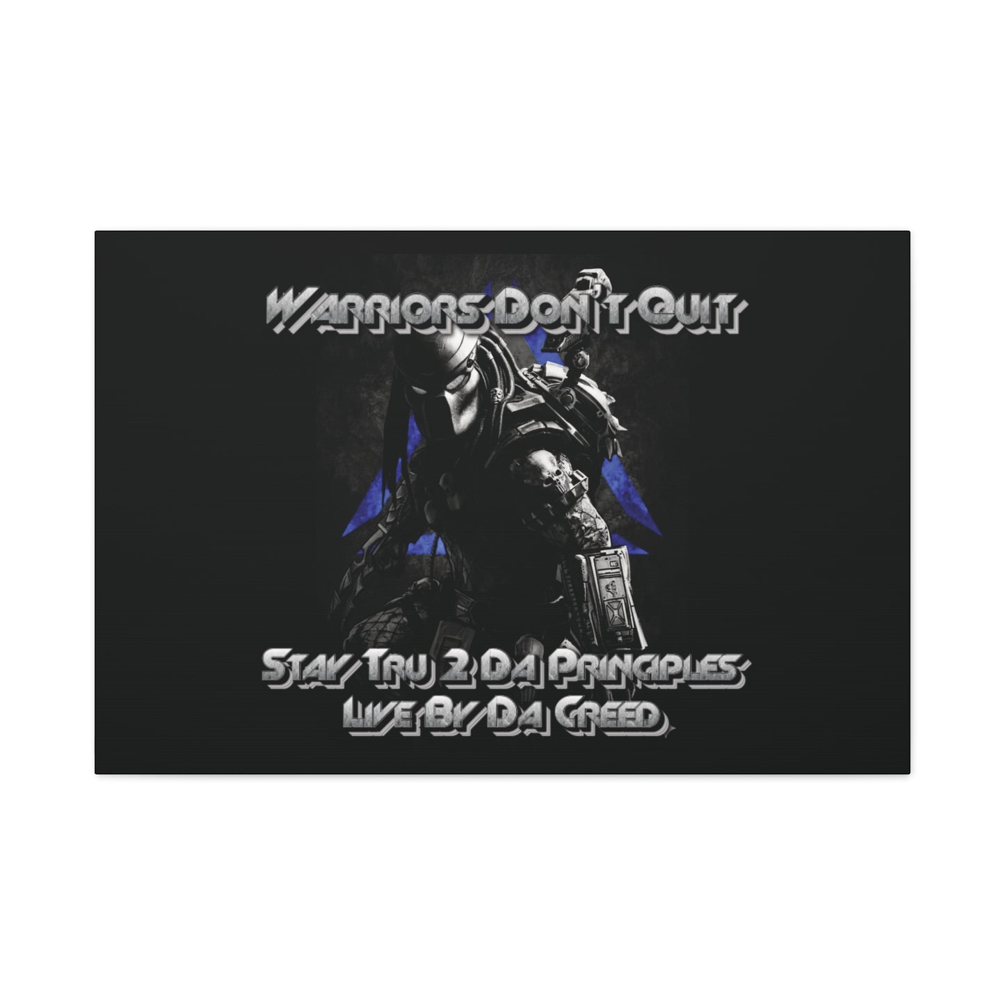 "Warrior's Creed" Canvas Wall Art