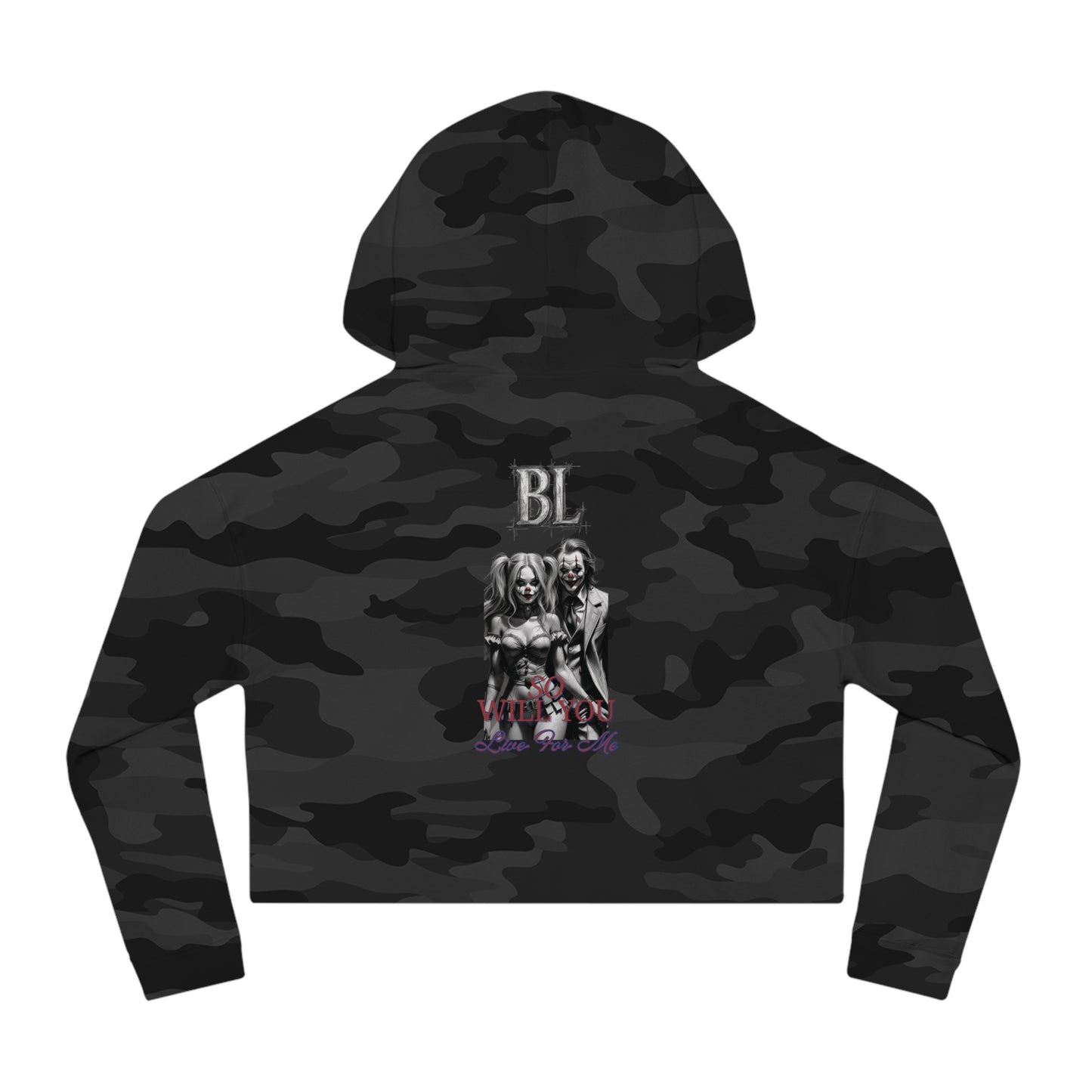 "Live For Me" Women���s Cropped Hoodie