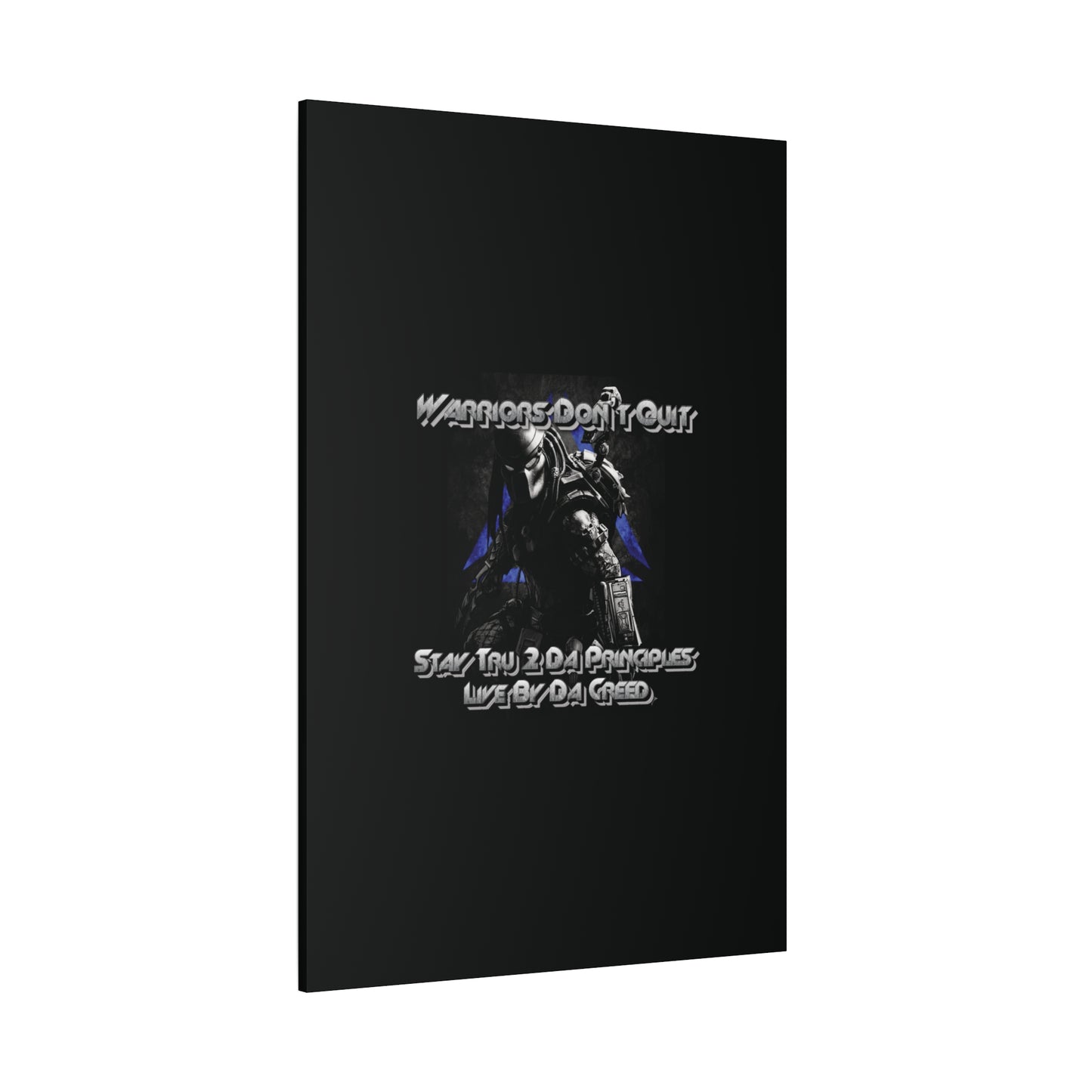 "Warrior's Creed" Canvas Wall Art
