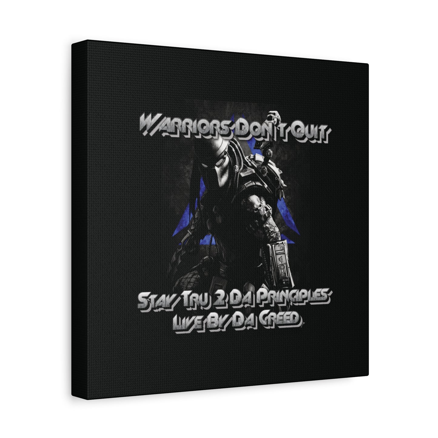 "Warrior's Creed" Canvas Wall Art