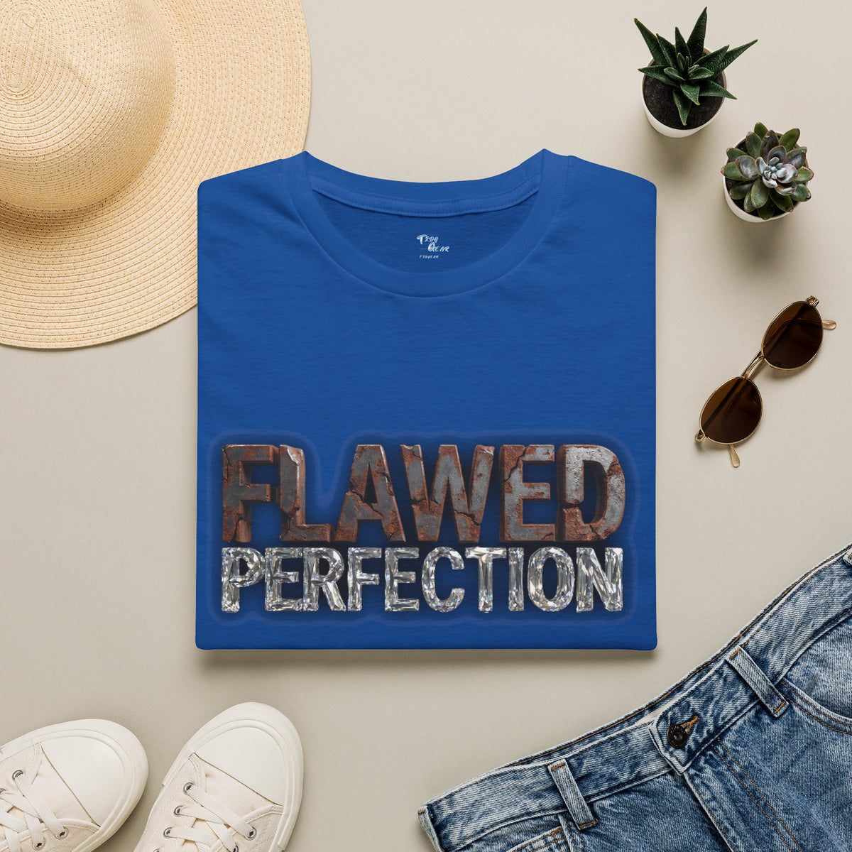 “Flawed Perfection” Men's Graphic Tee