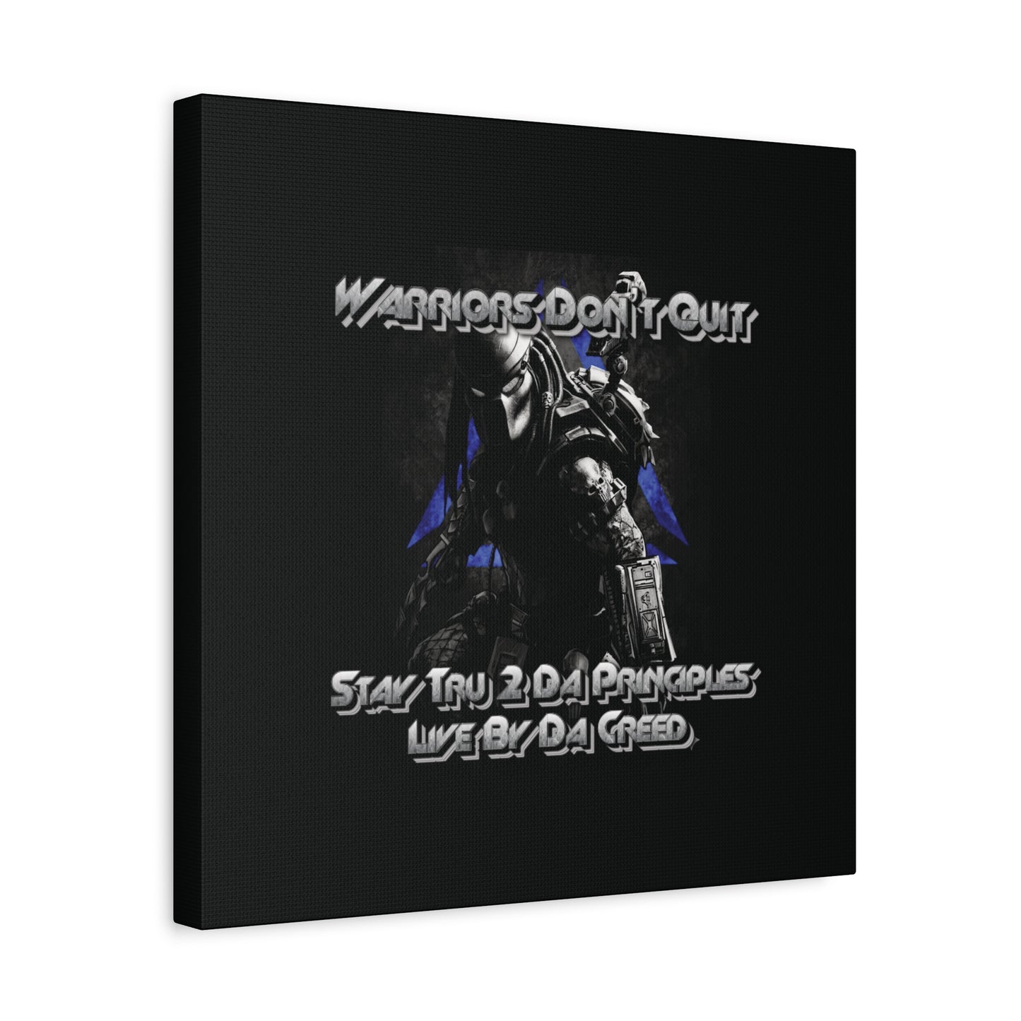 "Warrior's Creed" Canvas Wall Art