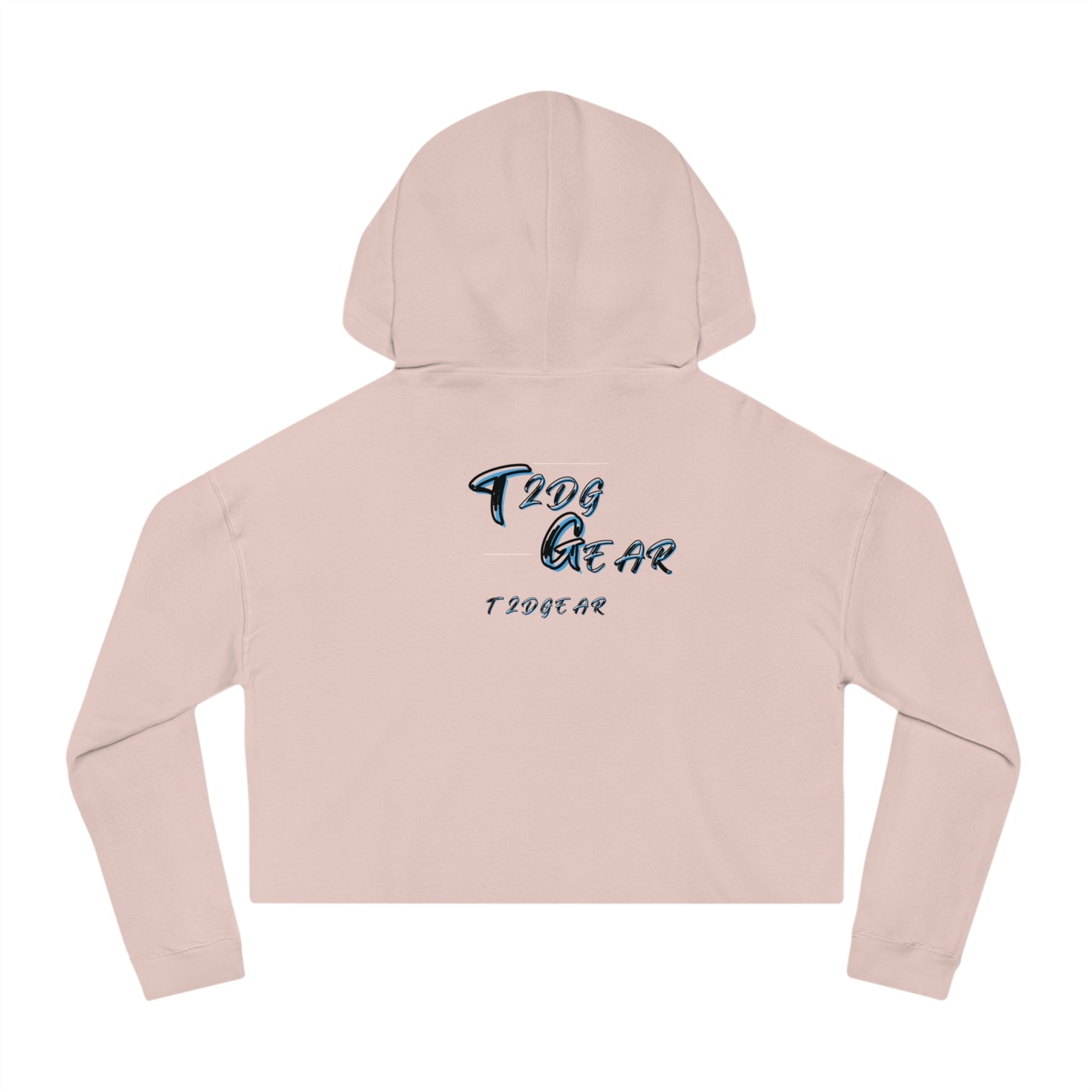 "Haters Salty" Graphic Crop Hoodie