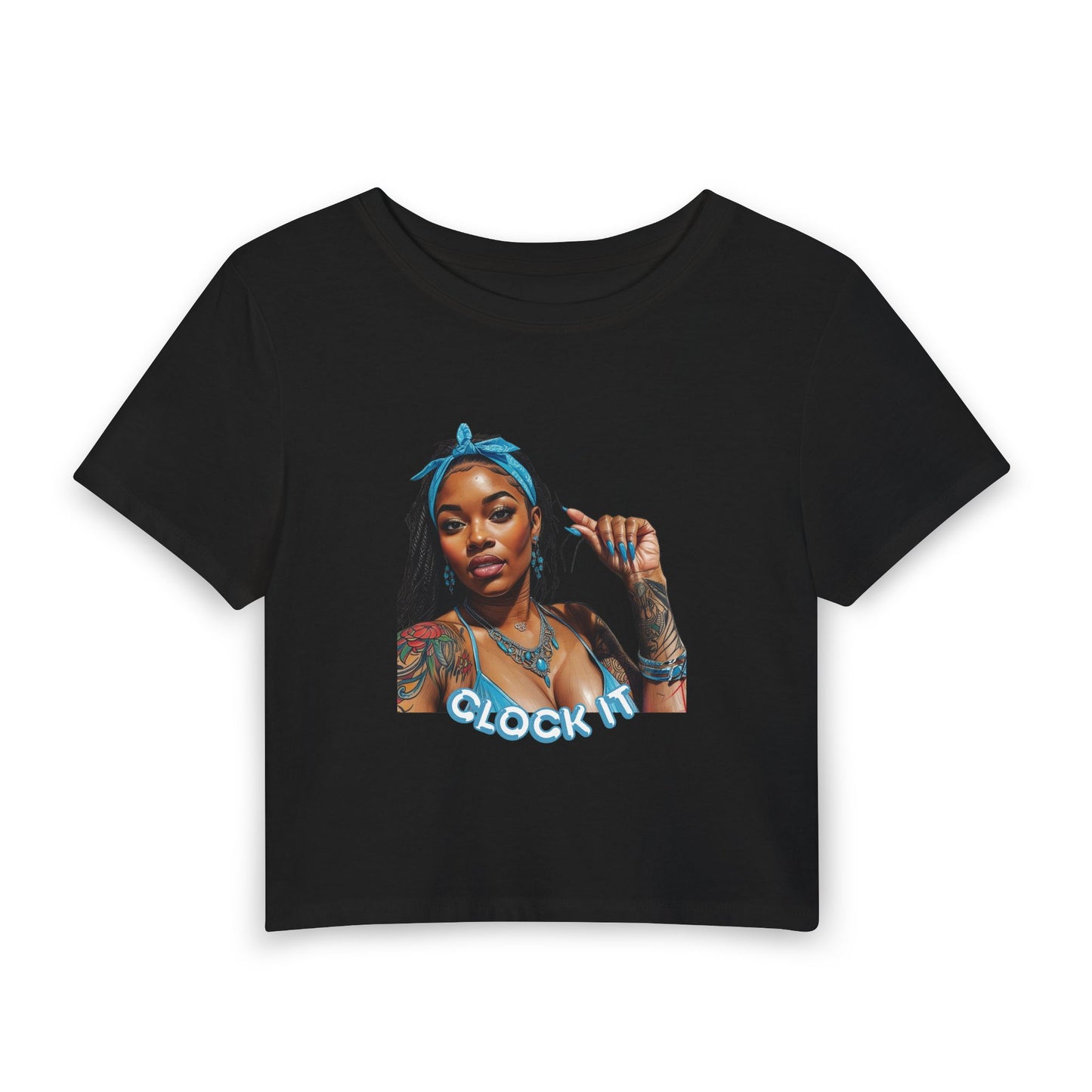"Clock It" Baby Tee