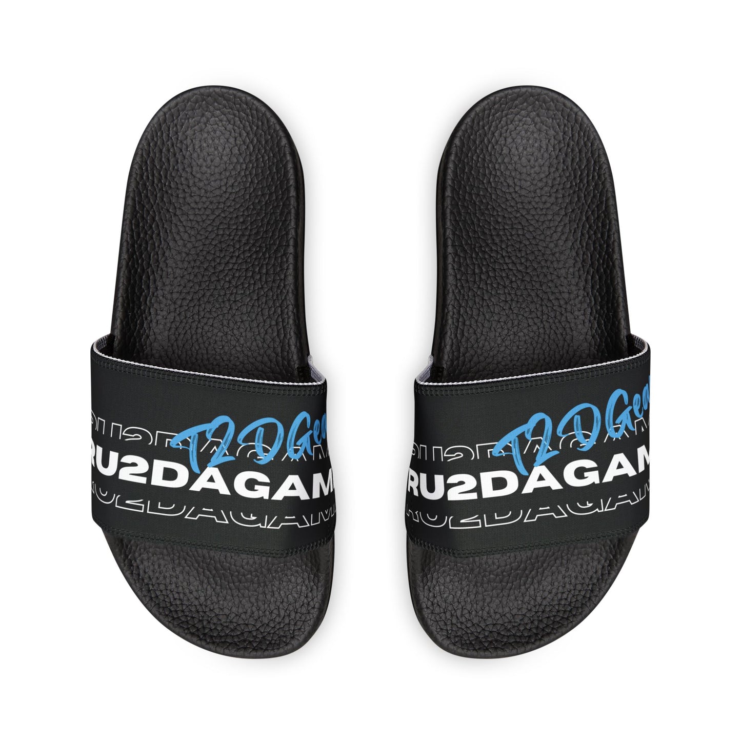 Tru2DaGame(T2DGear) Logo Men's Slides