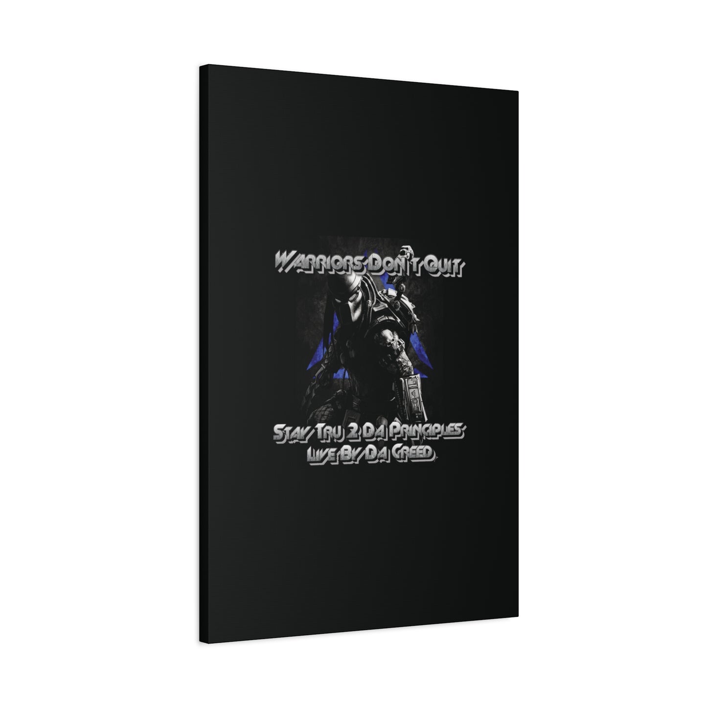"Warrior's Creed" Canvas Wall Art