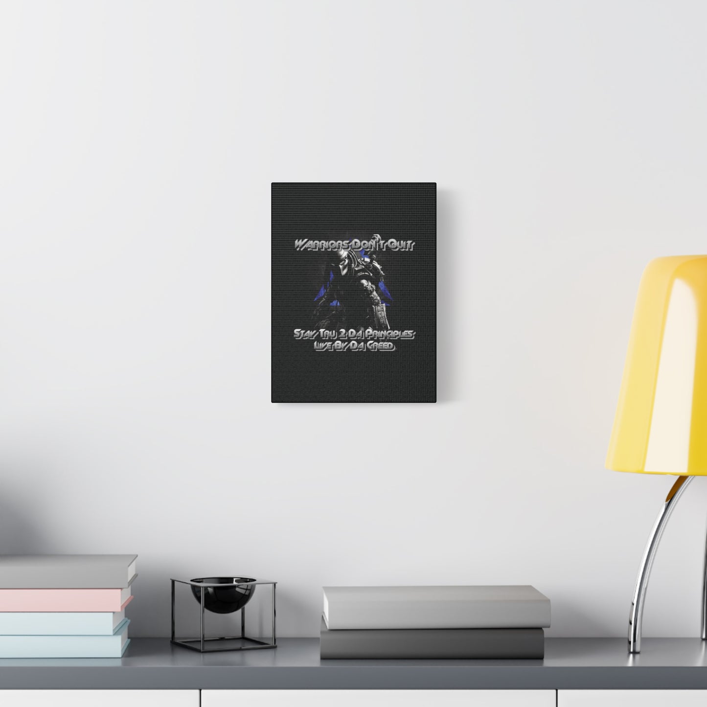 "Warrior's Creed" Canvas Wall Art