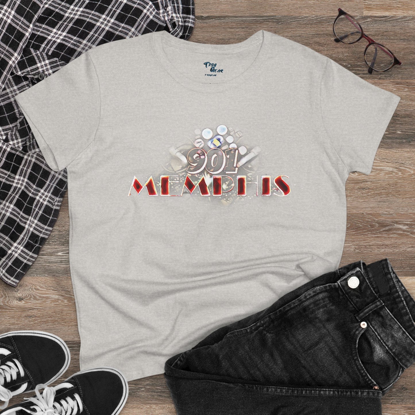 "901 Memphis" Women���s Cotton Tee