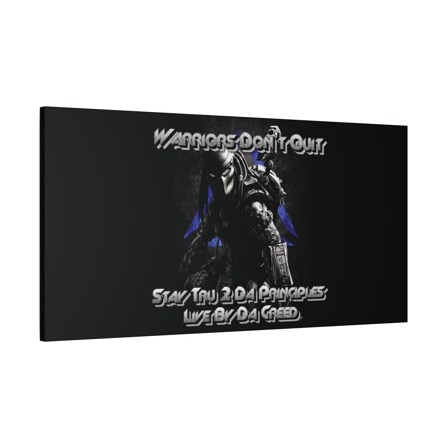"Warrior's Creed" Canvas Wall Art