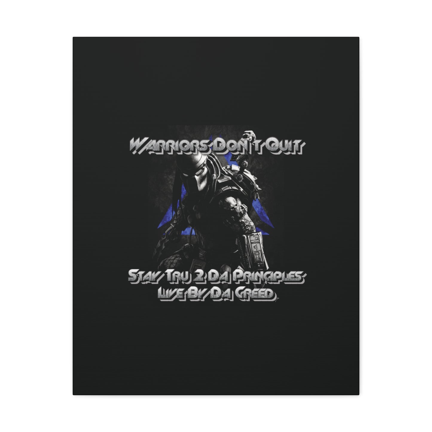 "Warrior's Creed" Canvas Wall Art