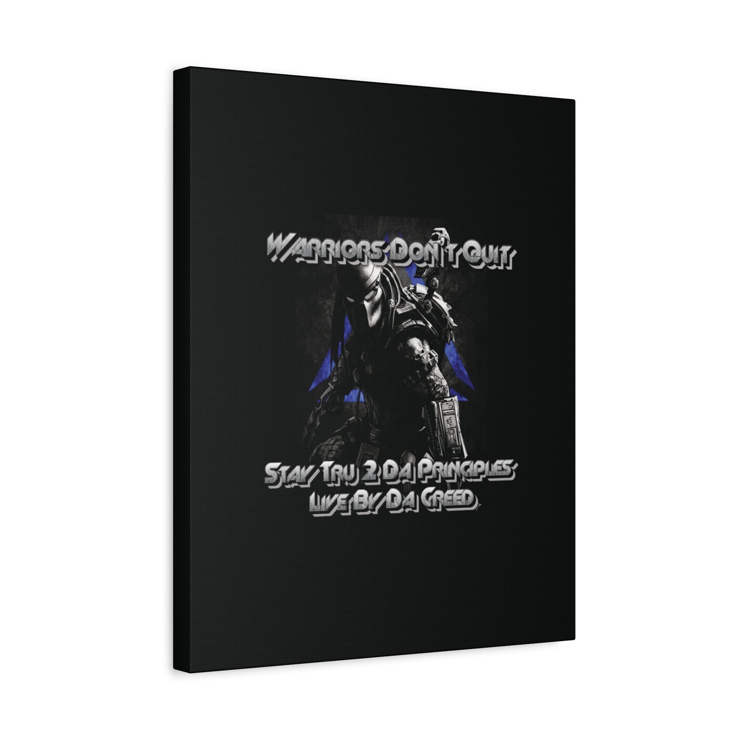 "Warrior's Creed" Canvas Wall Art