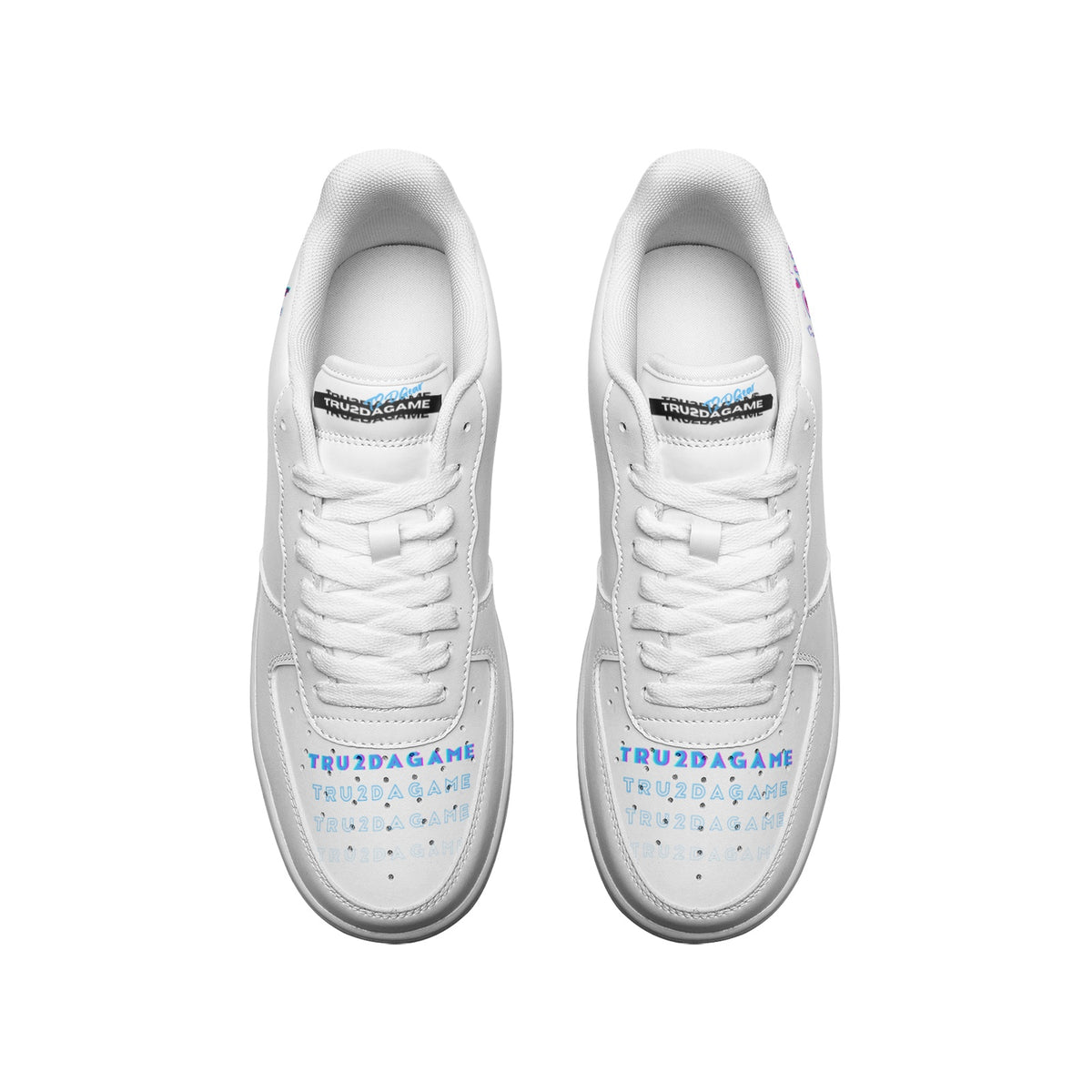 "@StewieBabii Collection" Low Top Leather Sneakers