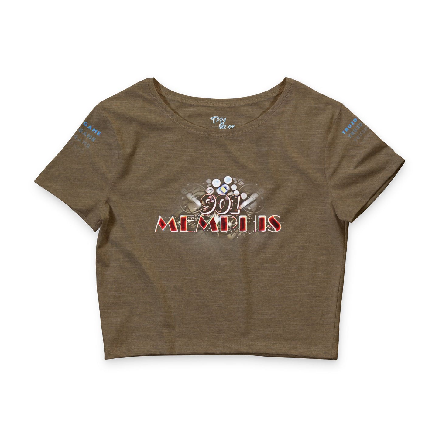 "901 Memphis" Crop Tee