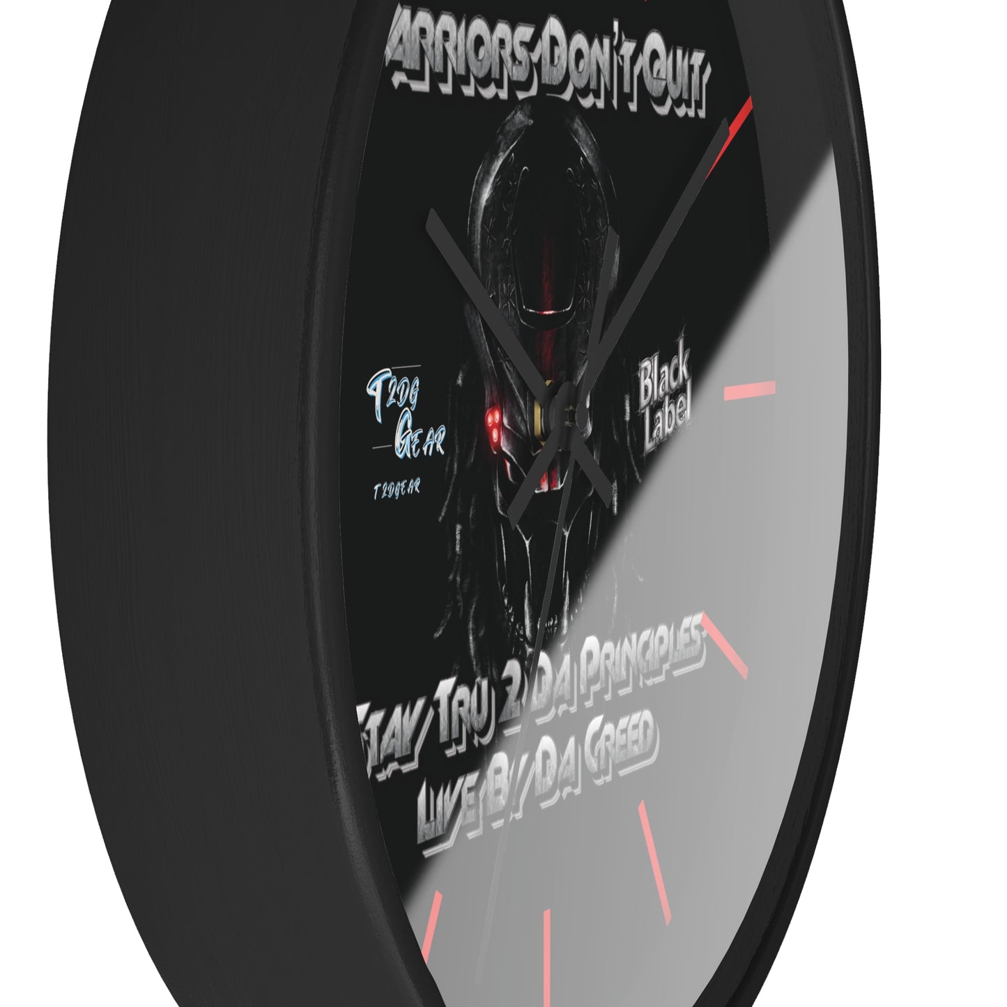"Warrior's Creed" Wall Clock