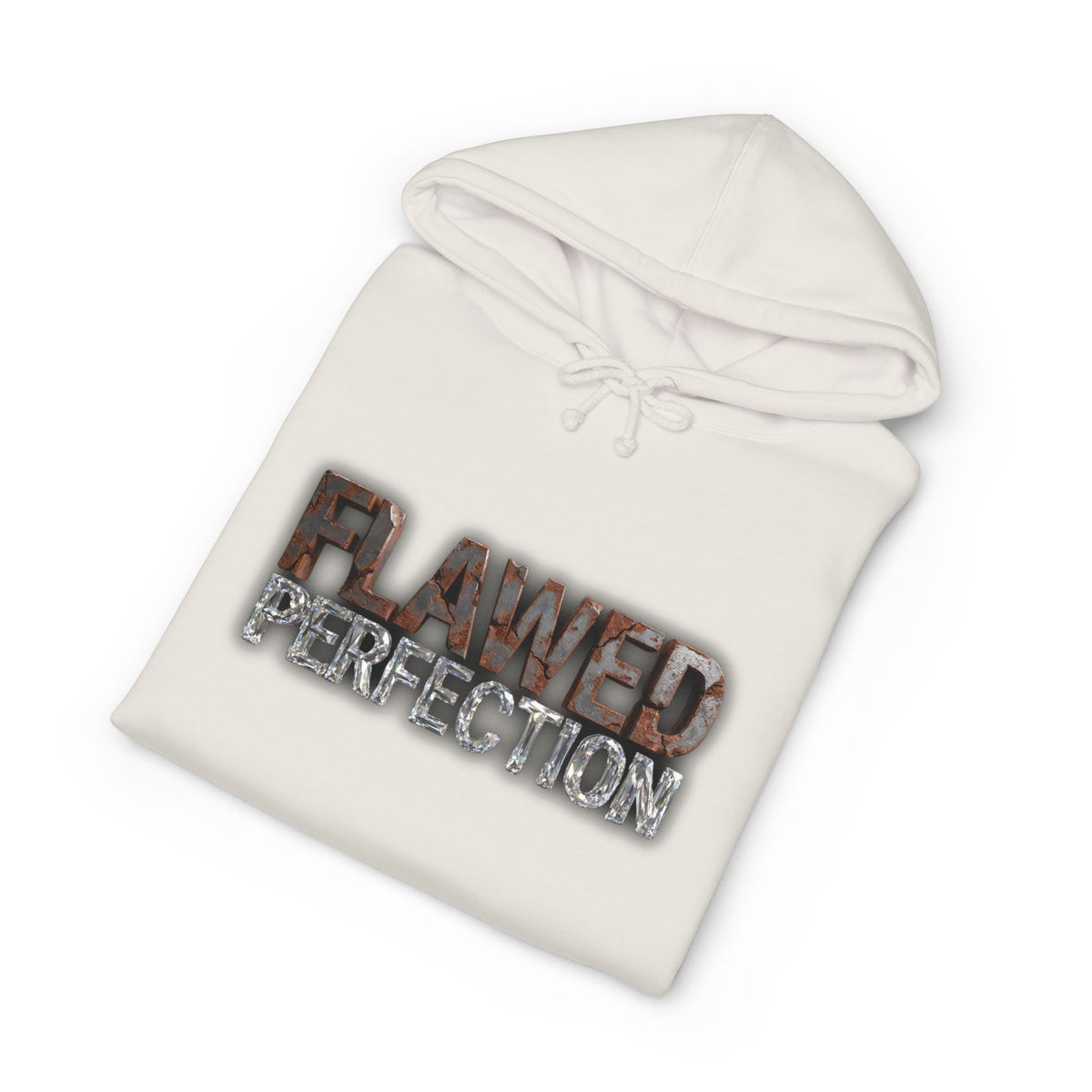 "Flawed Perfection" Men's Graphic Hoodie
