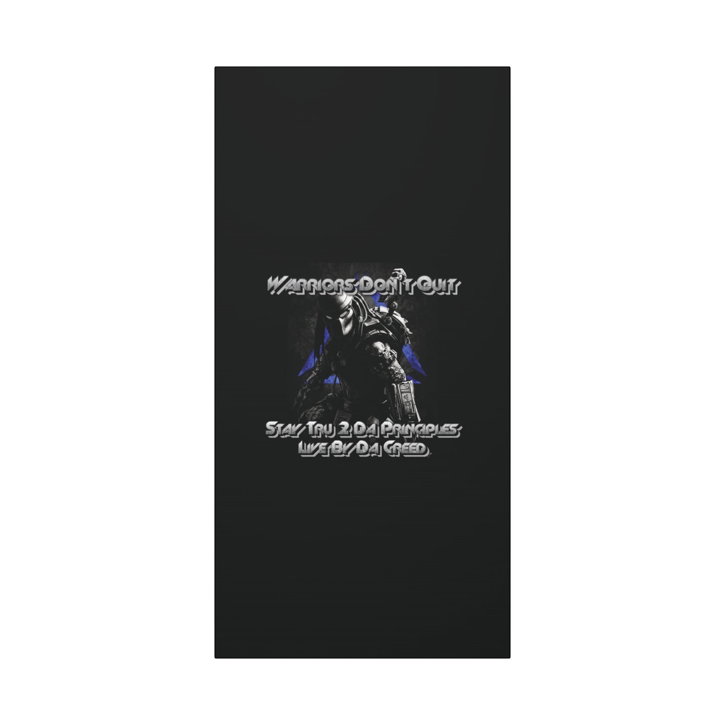 "Warrior's Creed" Canvas Wall Art