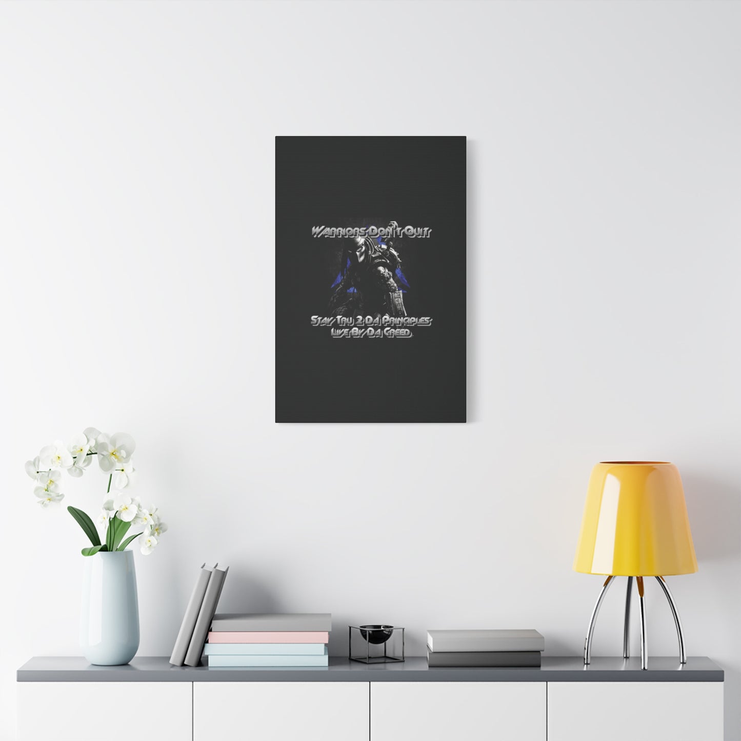 "Warrior's Creed" Canvas Wall Art