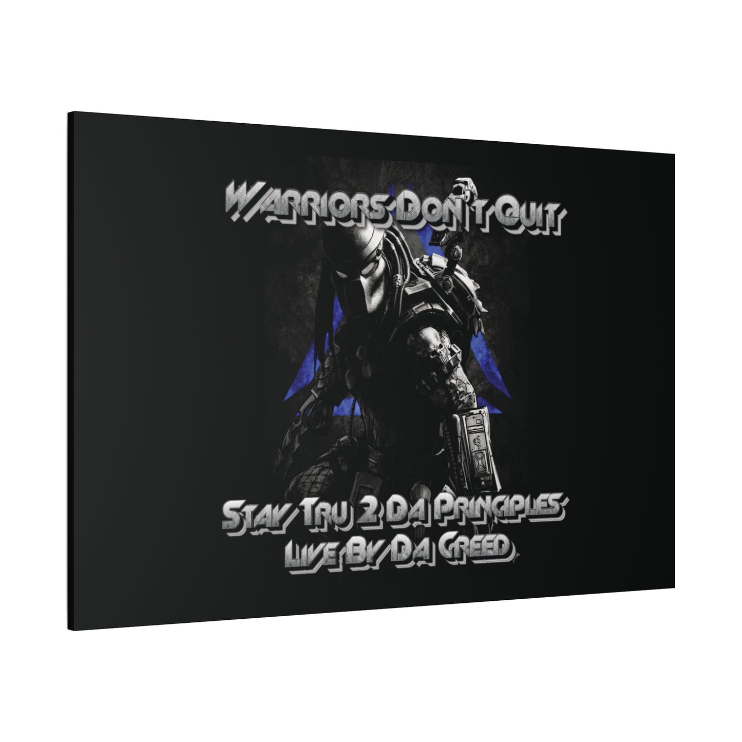 "Warrior's Creed" Canvas Wall Art