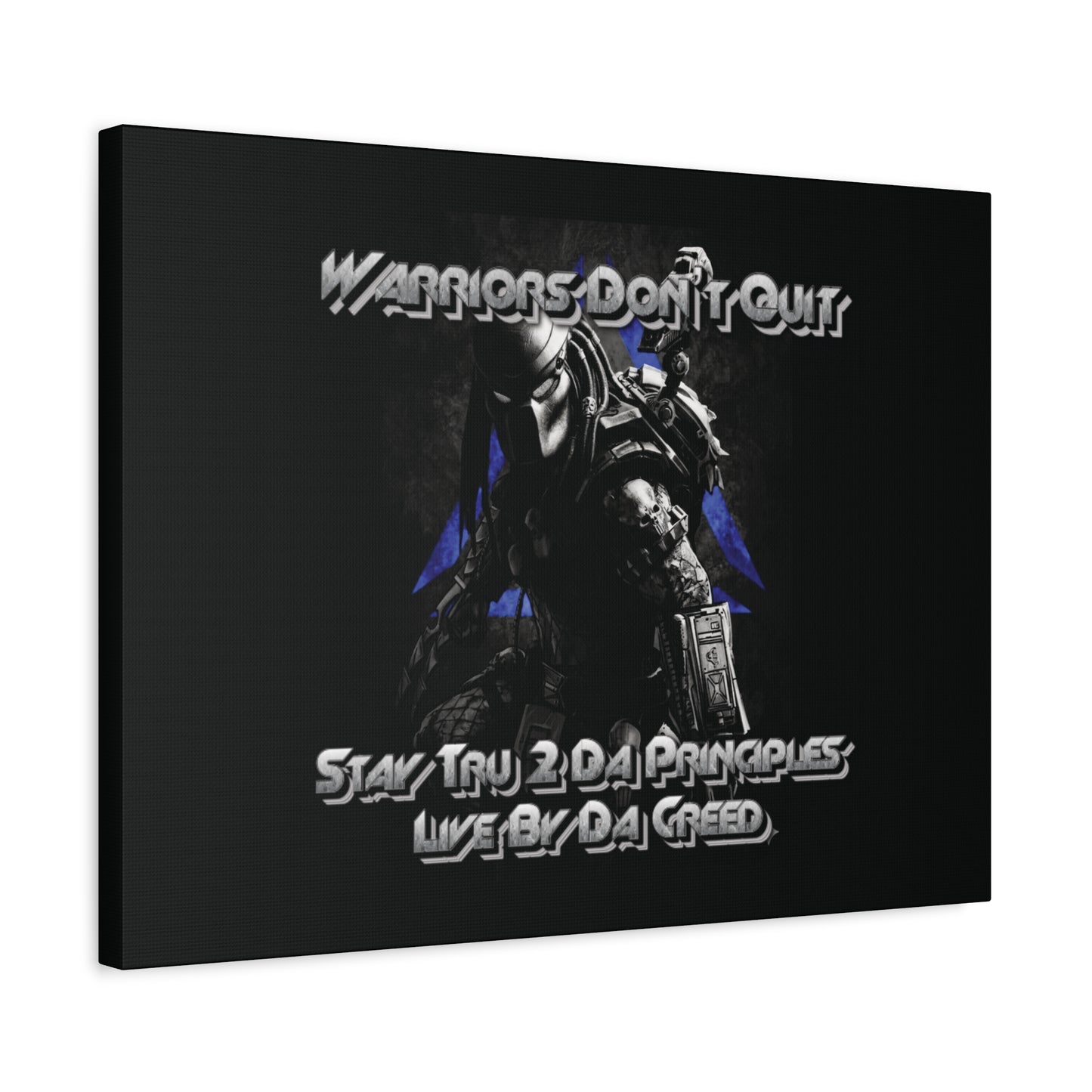 "Warrior's Creed" Canvas Wall Art