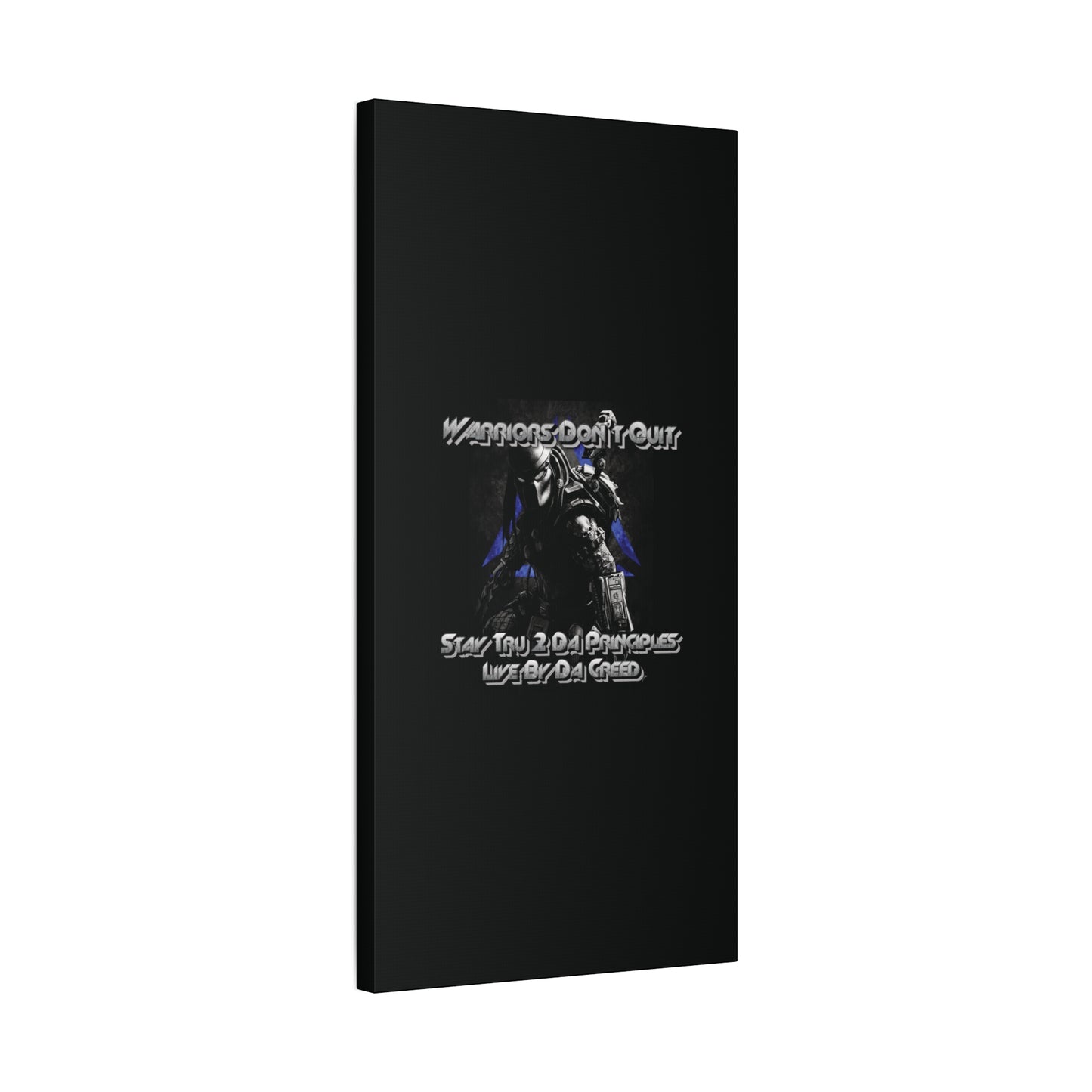 "Warrior's Creed" Canvas Wall Art