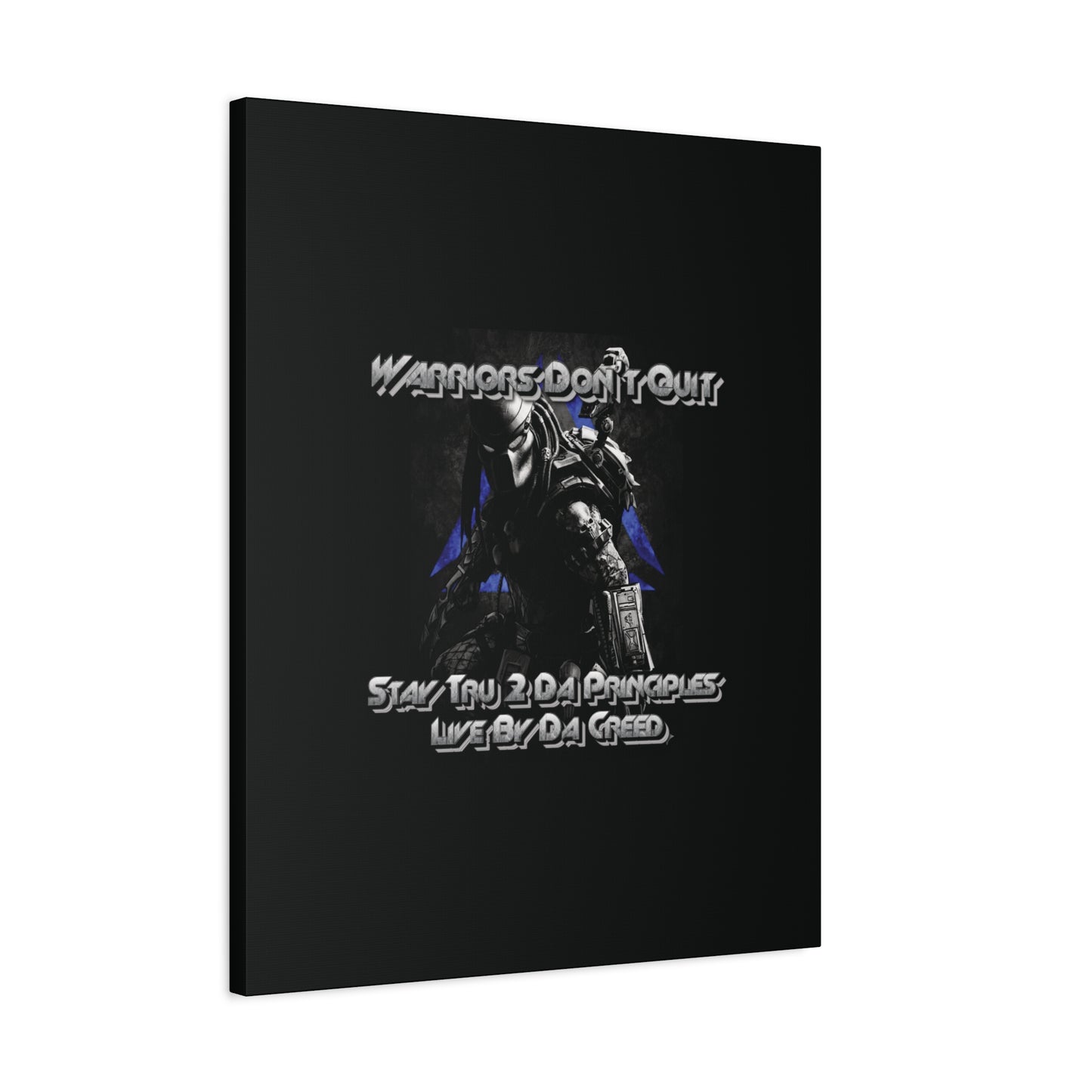"Warrior's Creed" Canvas Wall Art
