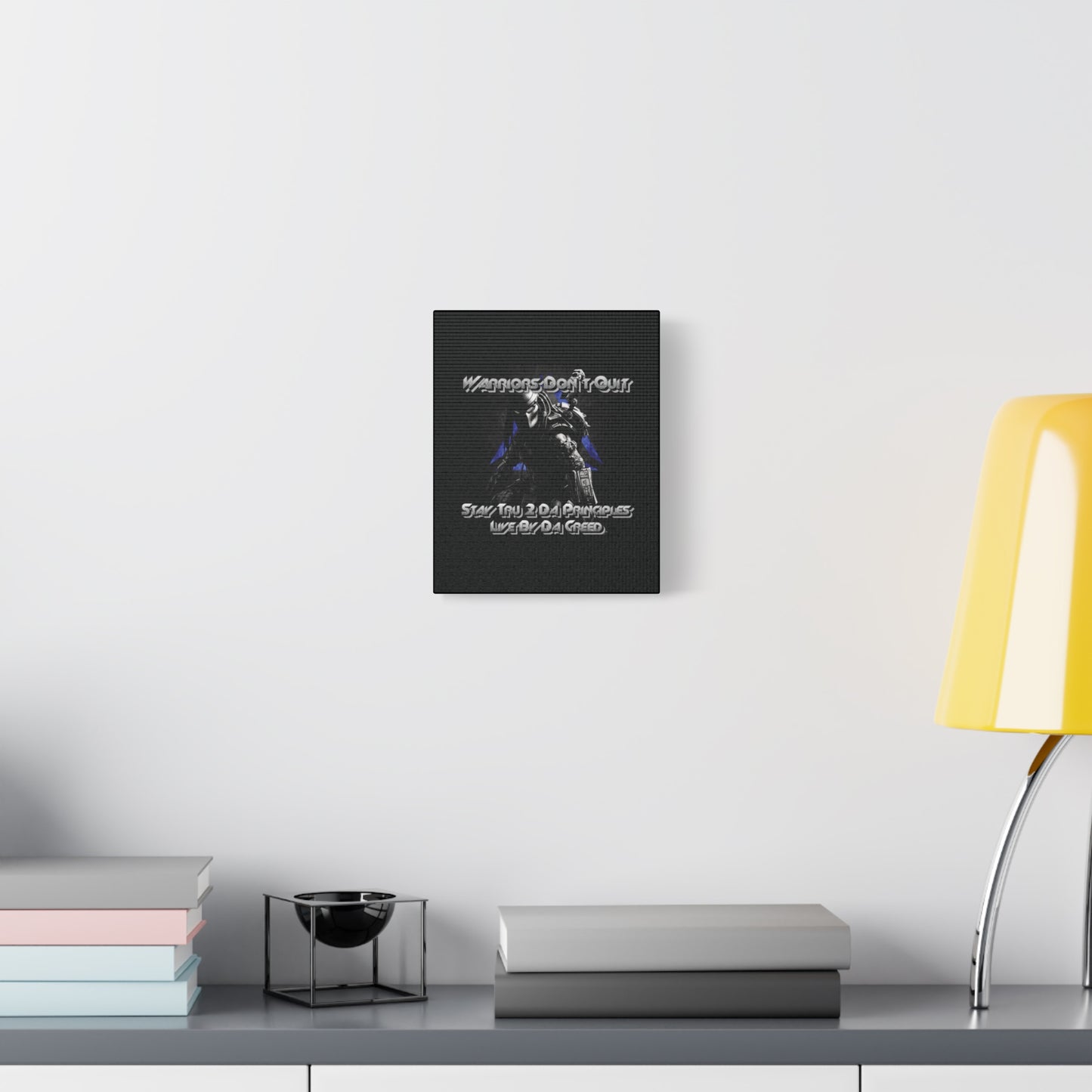 "Warrior's Creed" Canvas Wall Art