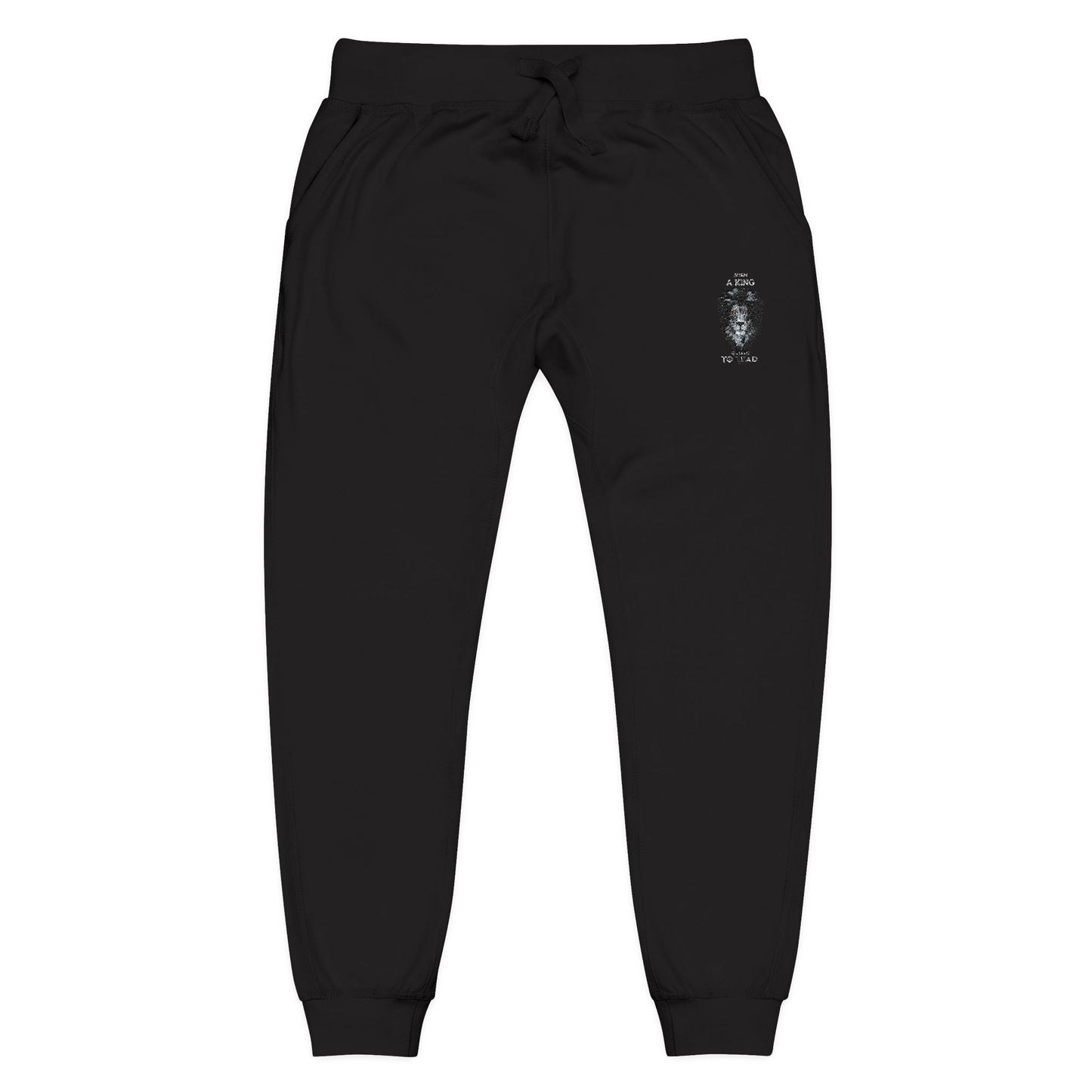 "Born A King" Fleece Joggers