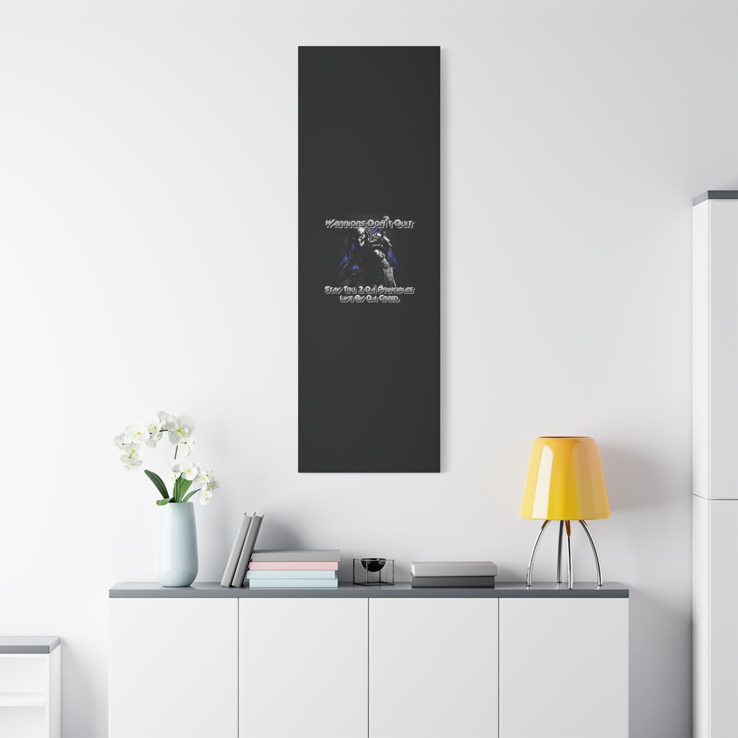 "Warrior's Creed" Canvas Wall Art