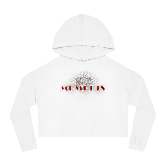 "901 Memphis" Graphic Cropped Hoodie