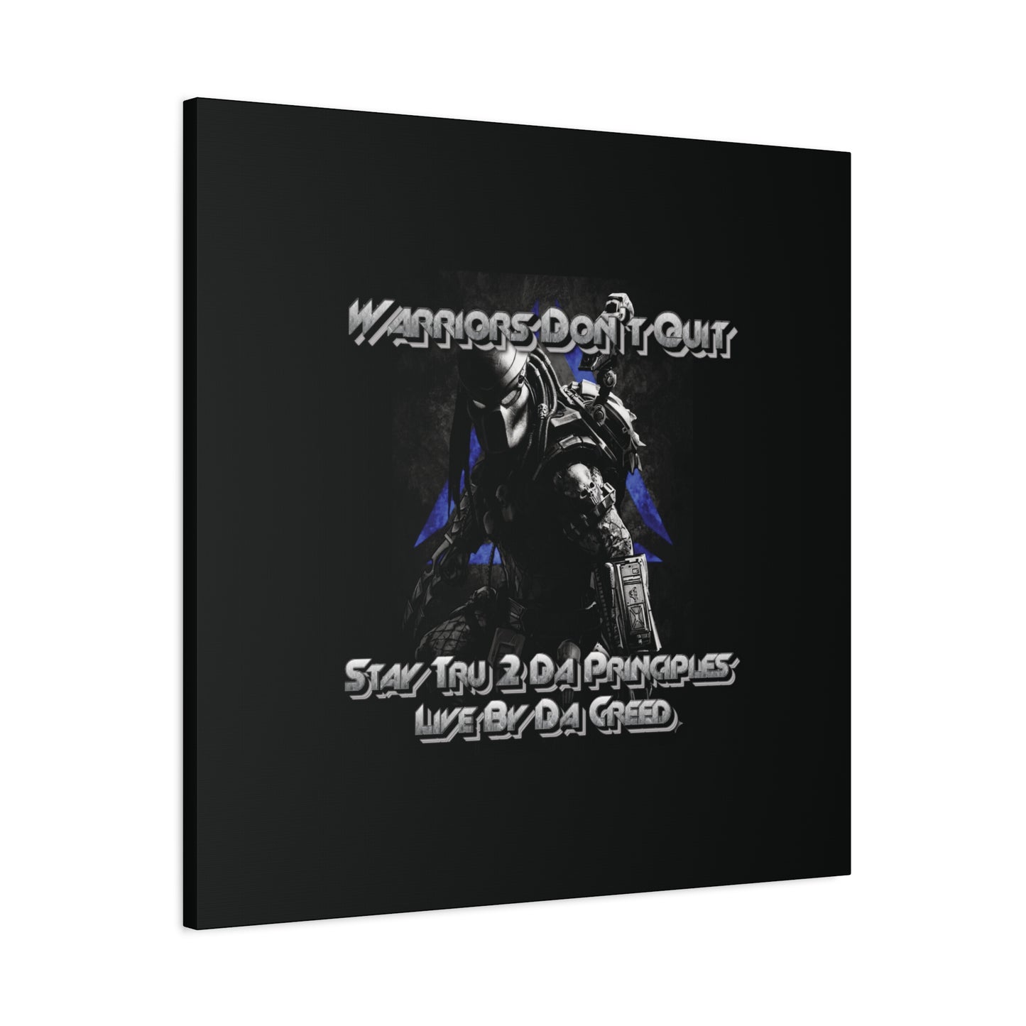 "Warrior's Creed" Canvas Wall Art