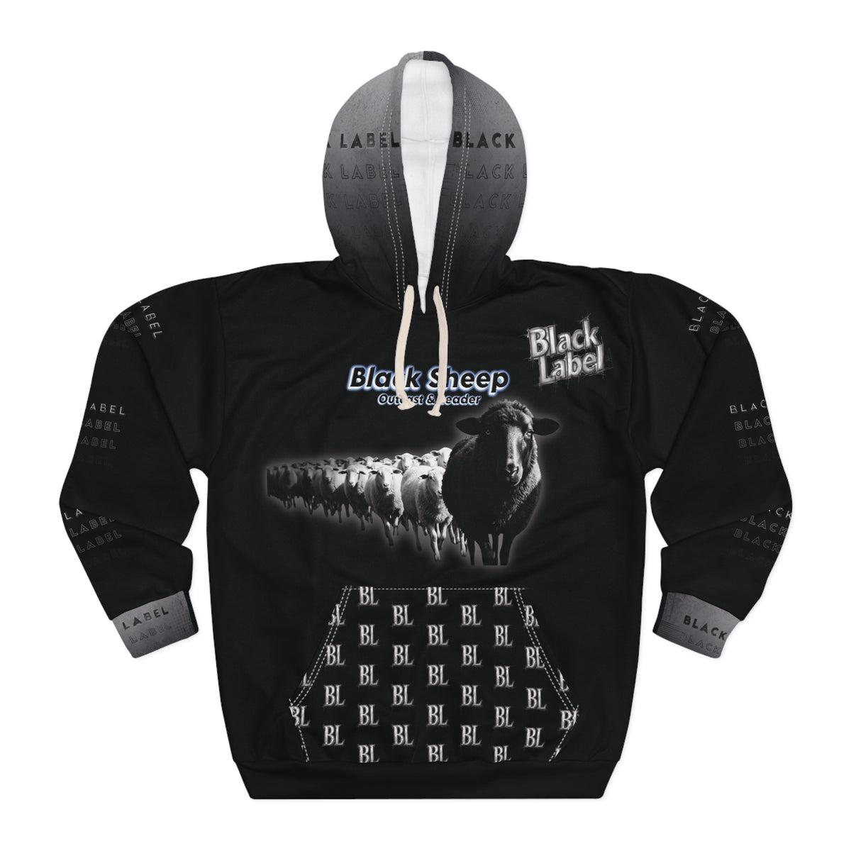 "Black Sheep" AOP Hoodie