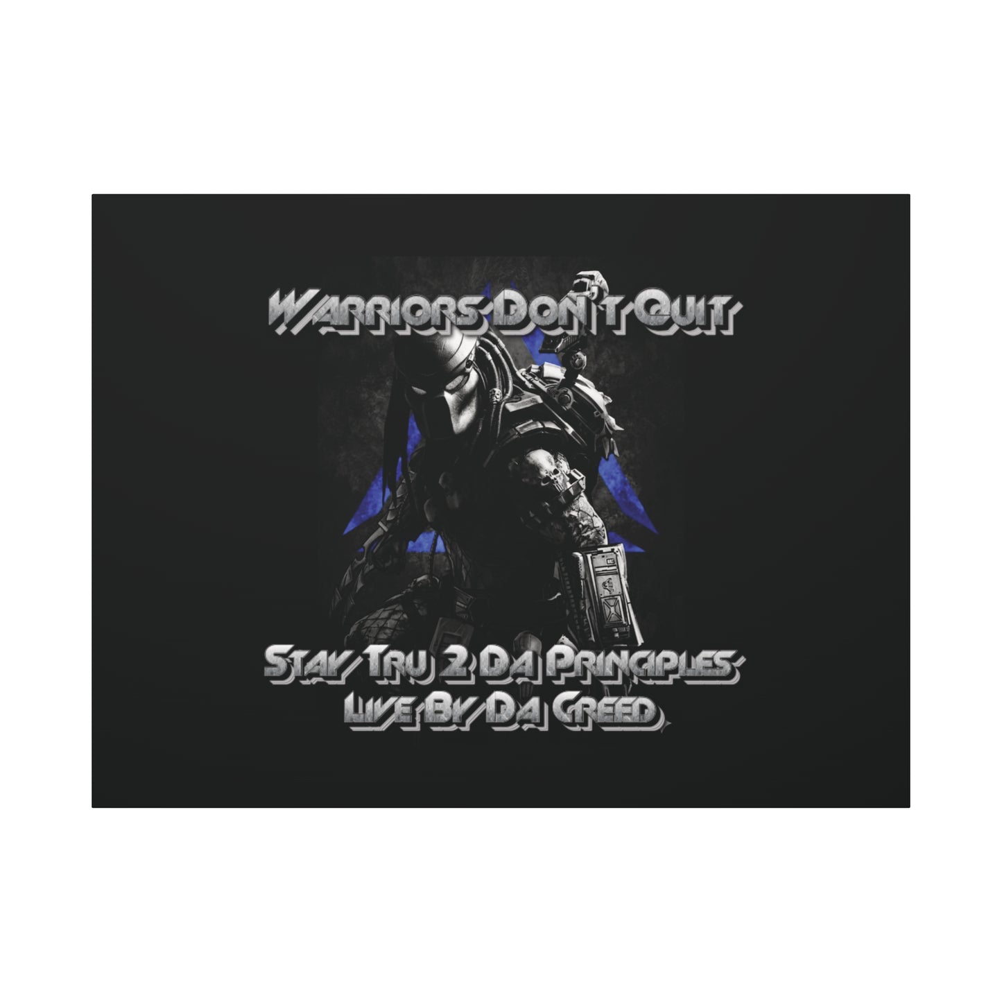 "Warrior's Creed" Canvas Wall Art