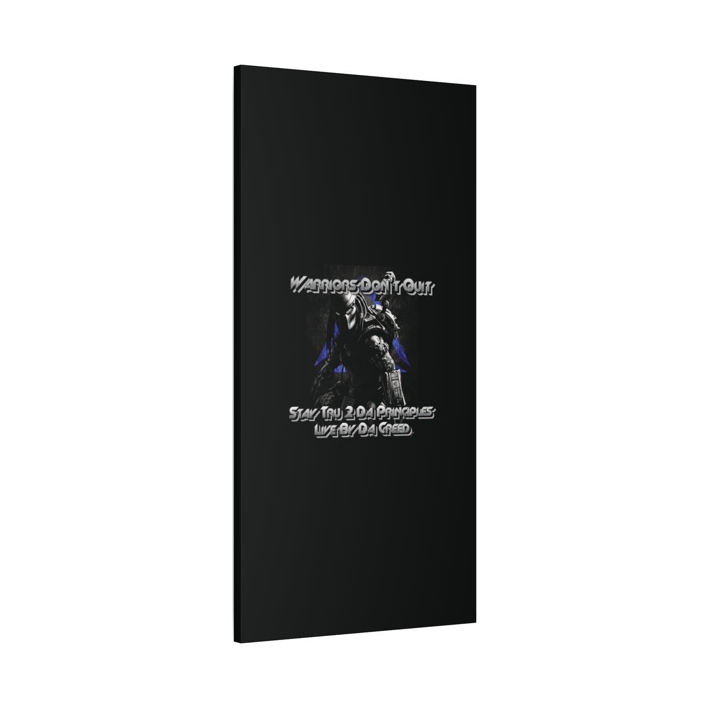 "Warrior's Creed" Canvas Wall Art