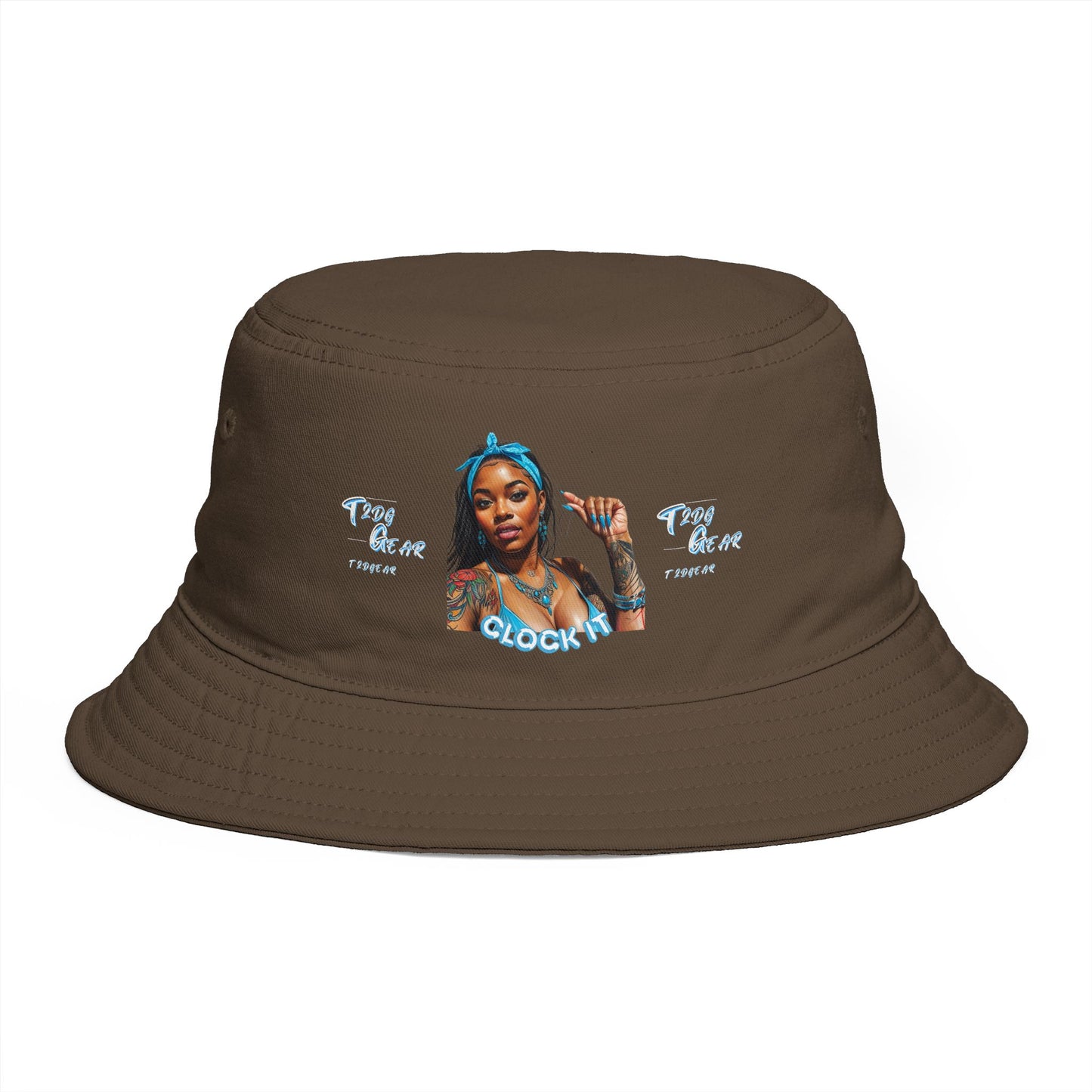"Clock It" Bucket Hat