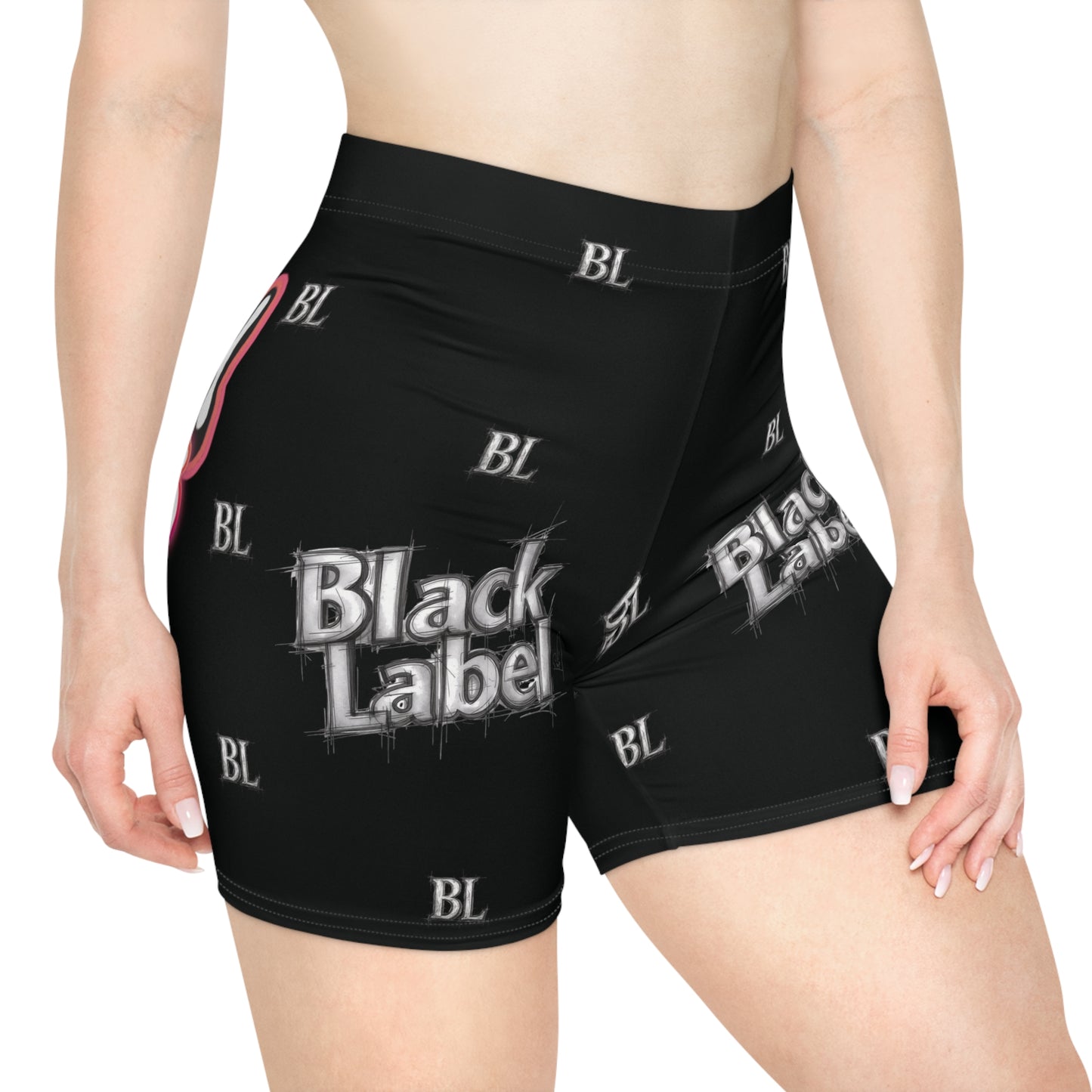 "Peach Smackers" Biker Shorts