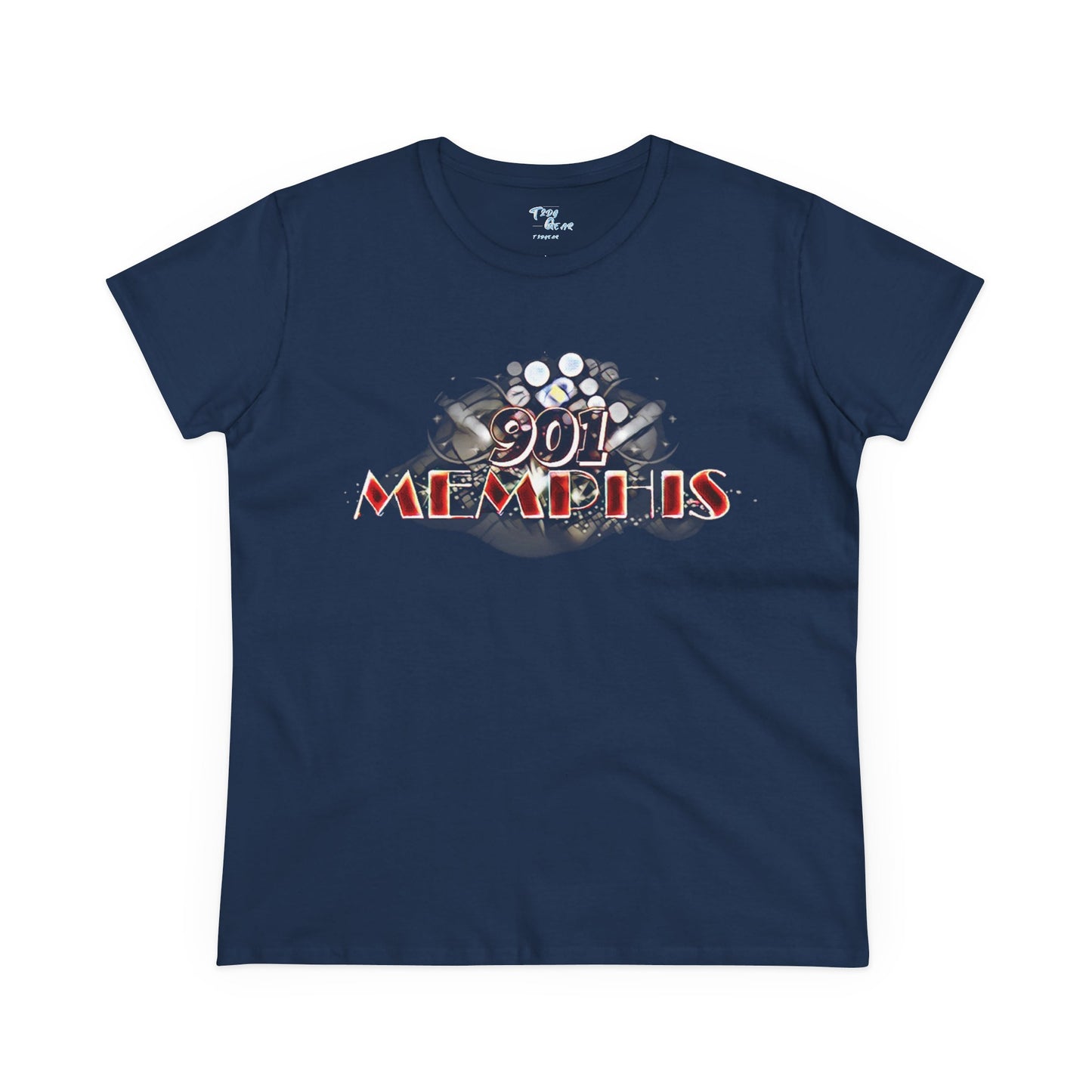 "901 Memphis" Women���s Cotton Tee