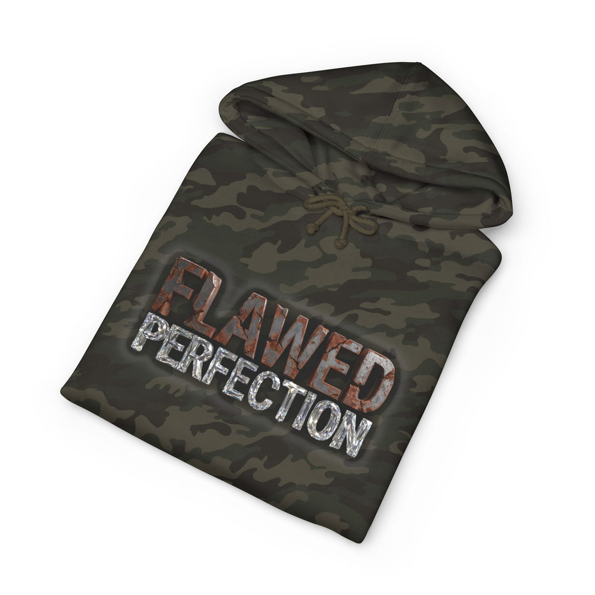 "Flawed Perfection" Men's Graphic Hoodie
