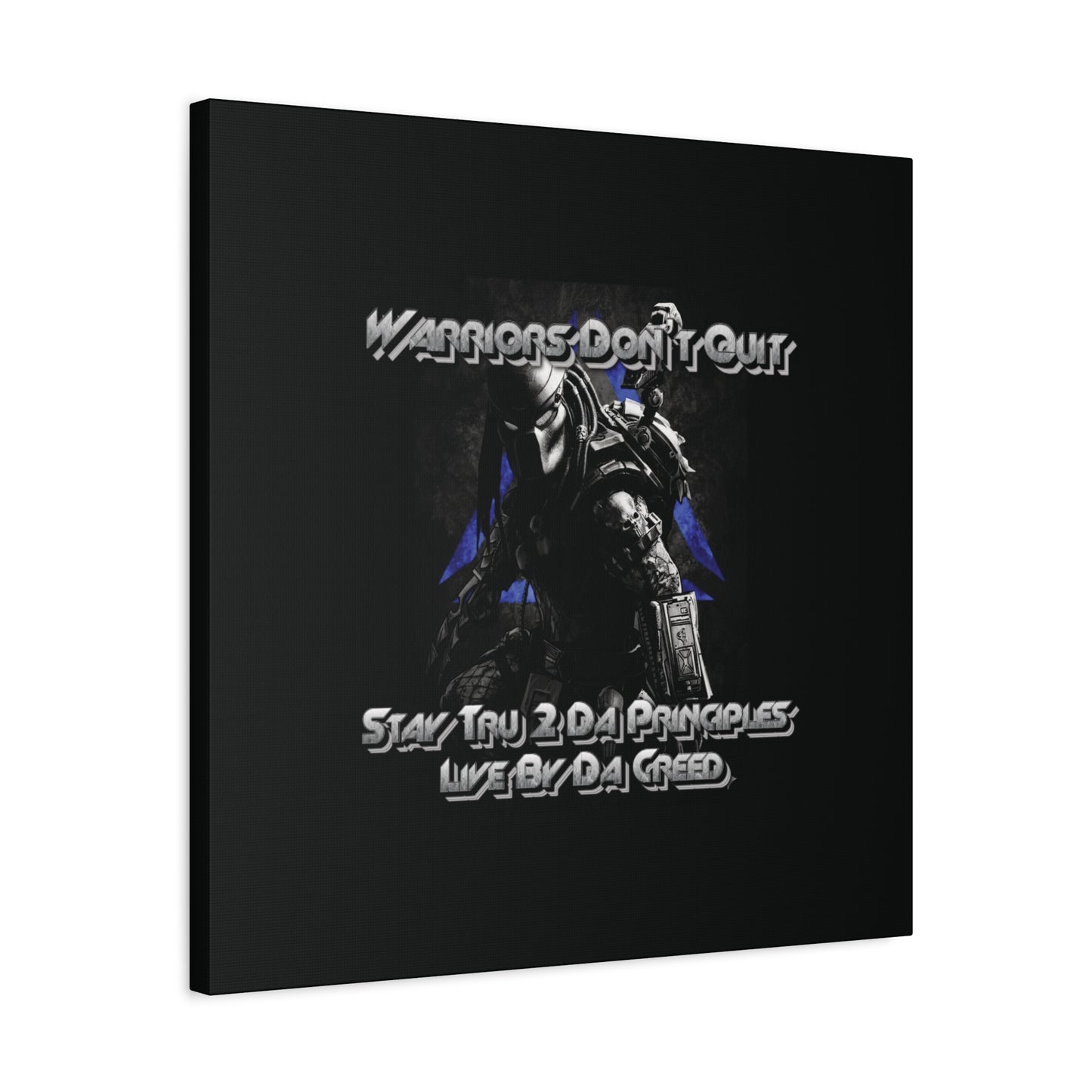 "Warrior's Creed" Canvas Wall Art