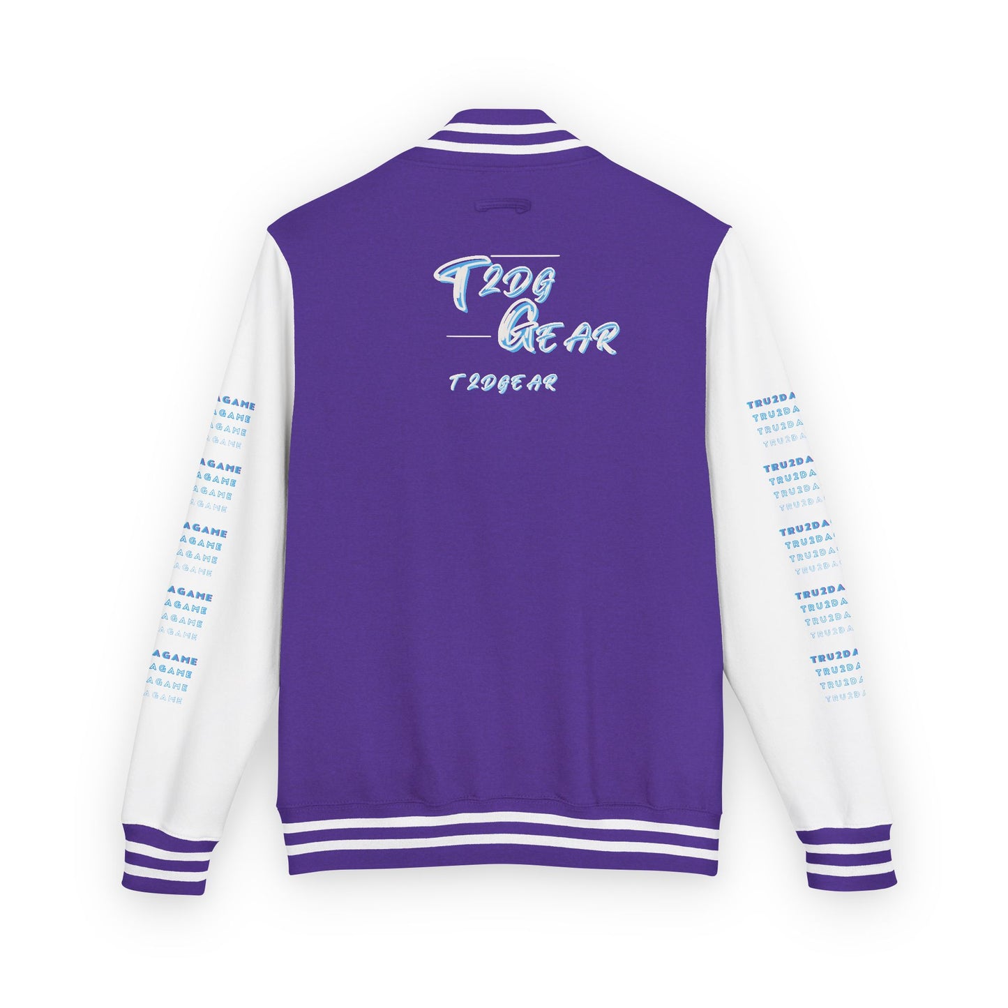 Tru2DaGame(T2DGear) Logo Letterman Jacket