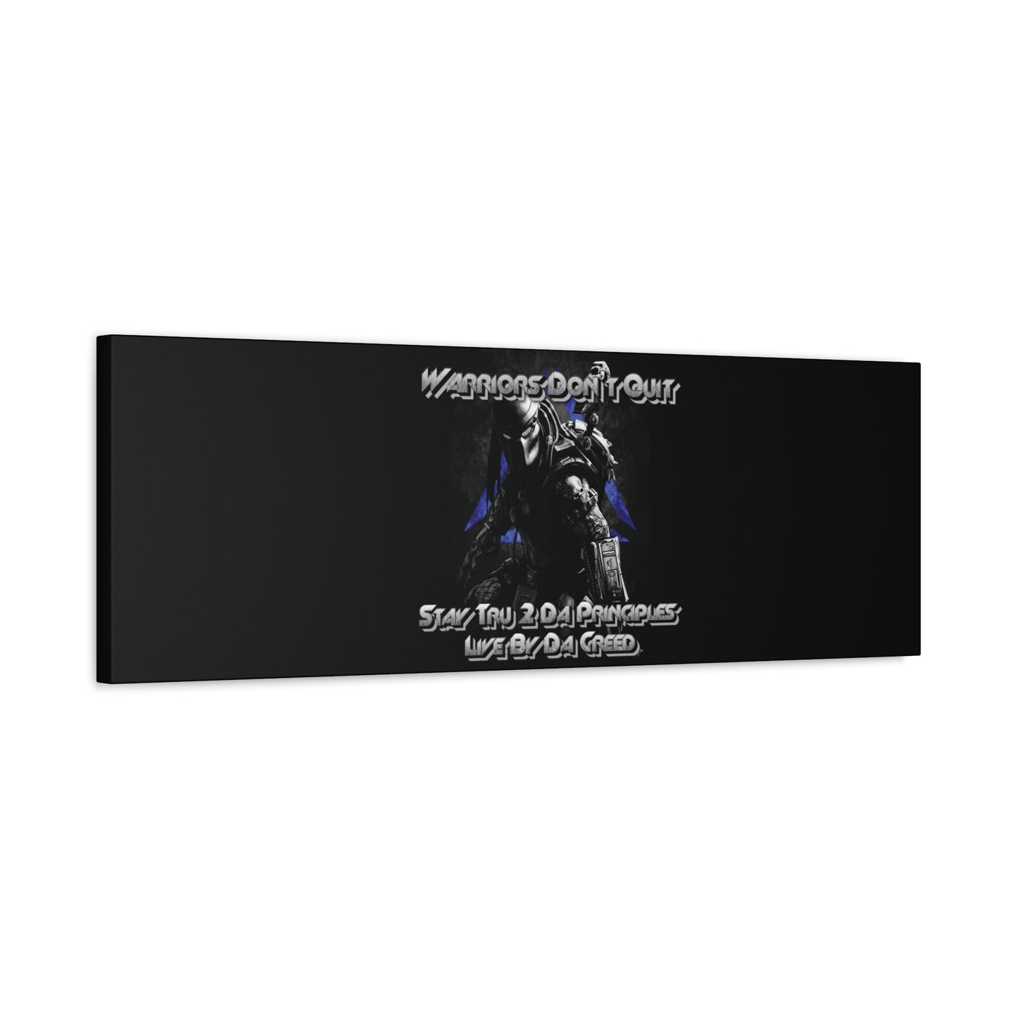 "Warrior's Creed" Canvas Wall Art