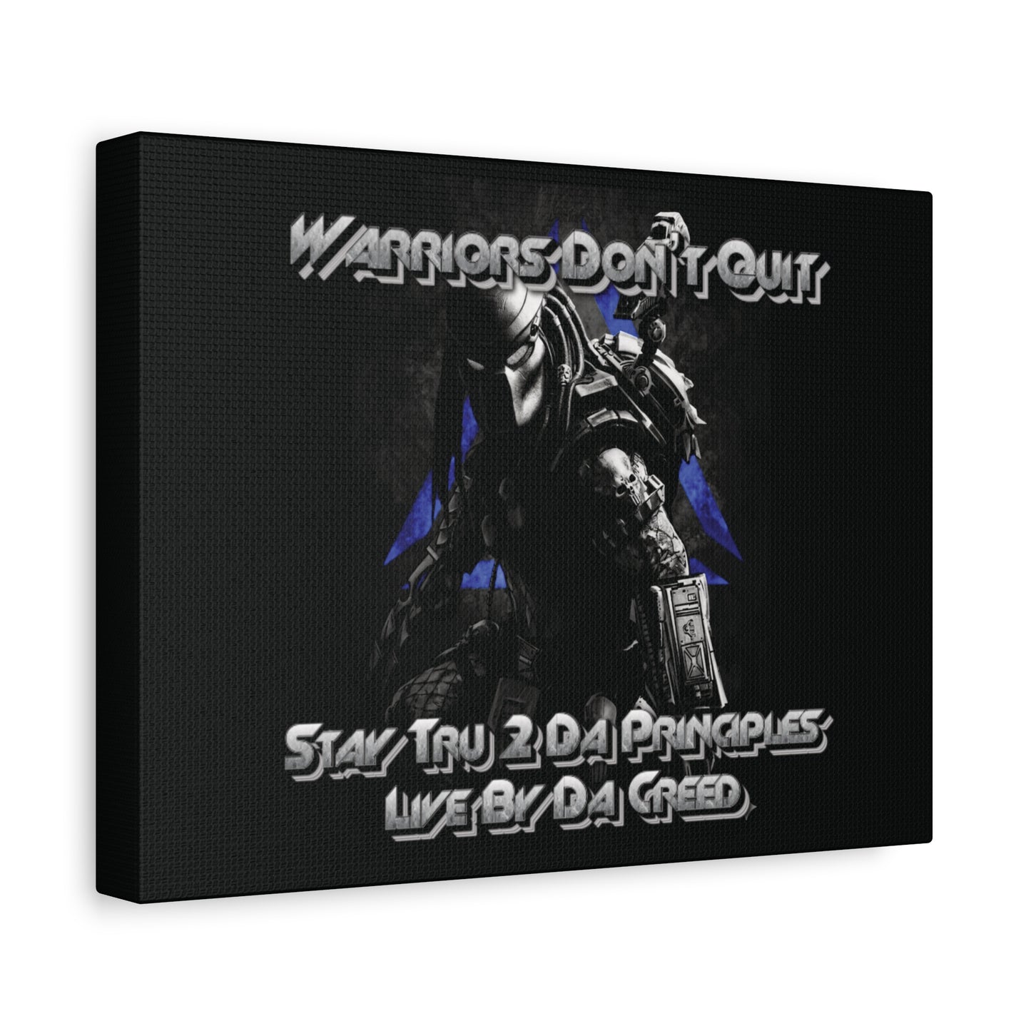 "Warrior's Creed" Canvas Wall Art