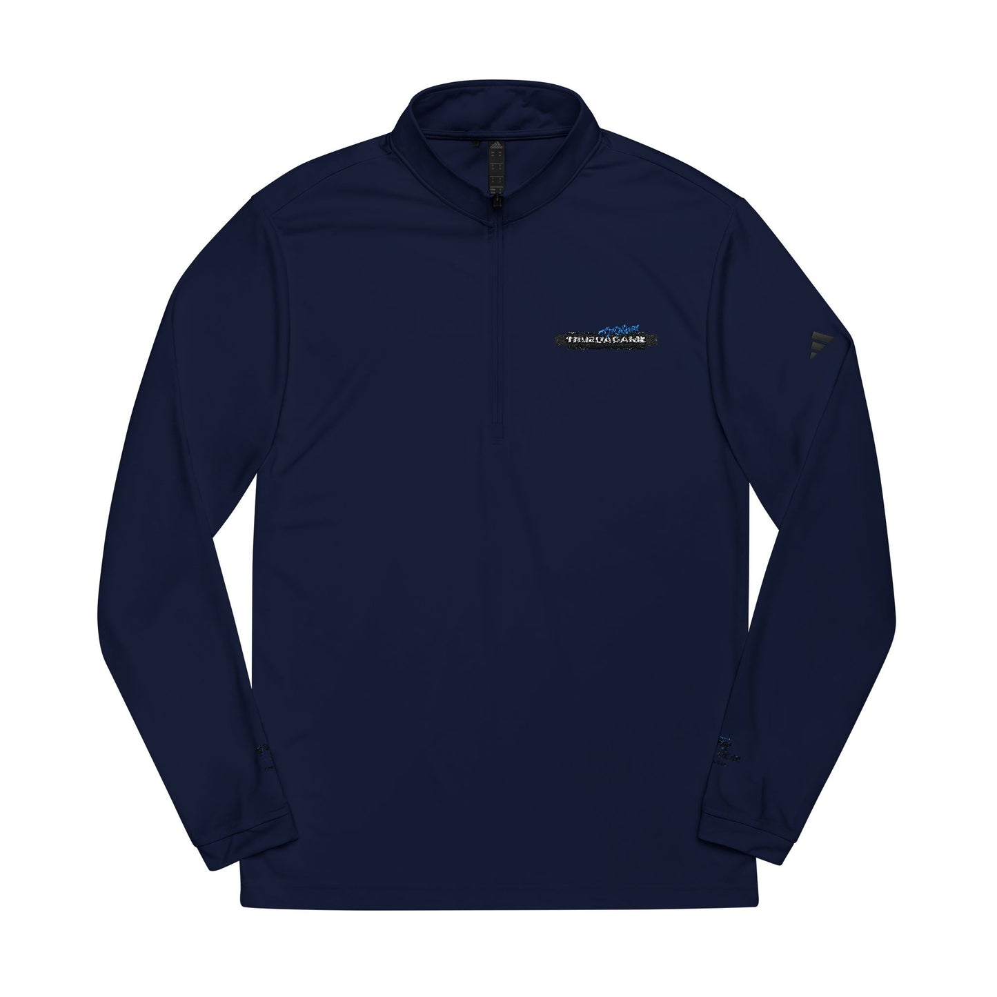 Tru2DaGame(T2DGear) Logo Embroidered Quarter-Zip — adidas® Minimal Logo