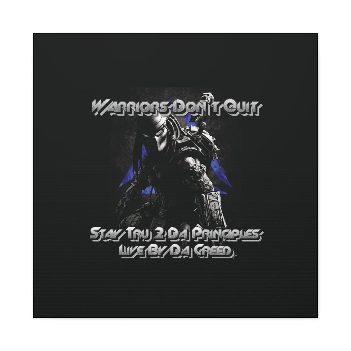 "Warrior's Creed" Canvas Wall Art