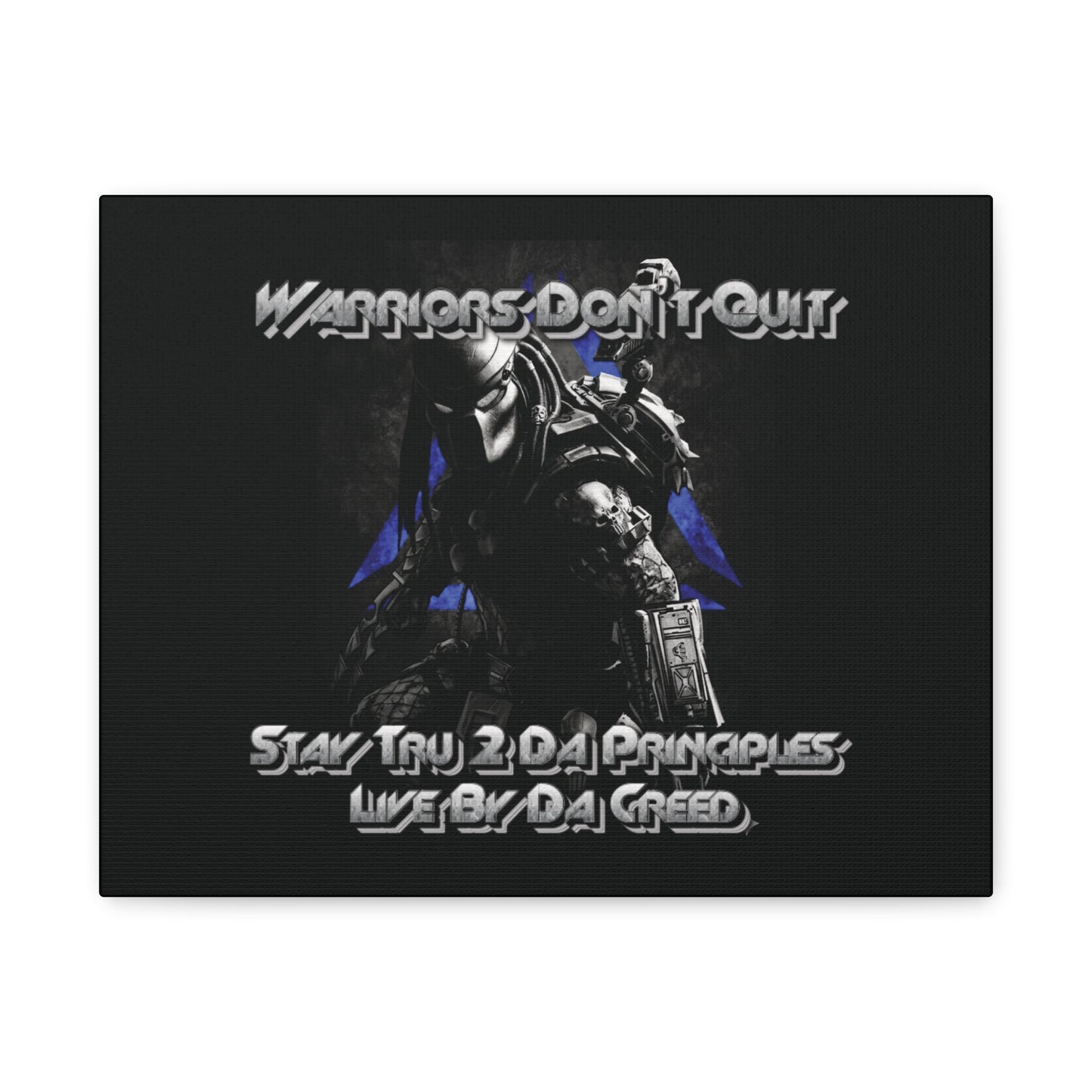 "Warrior's Creed" Canvas Wall Art