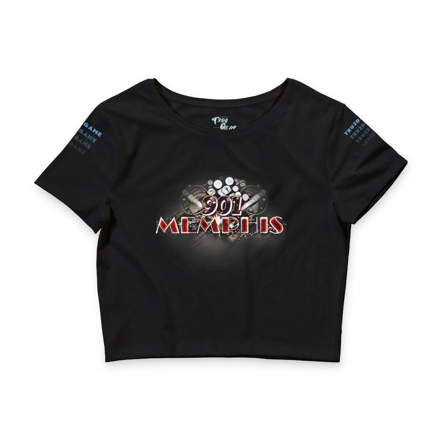 "901 Memphis" Crop Tee