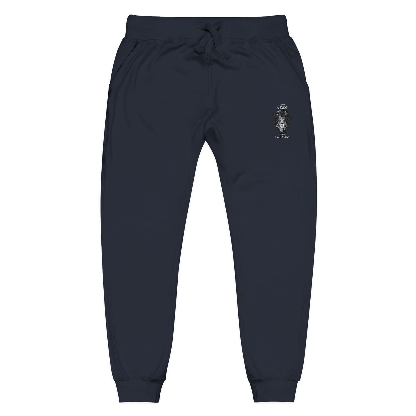 "Born A King" Fleece Joggers