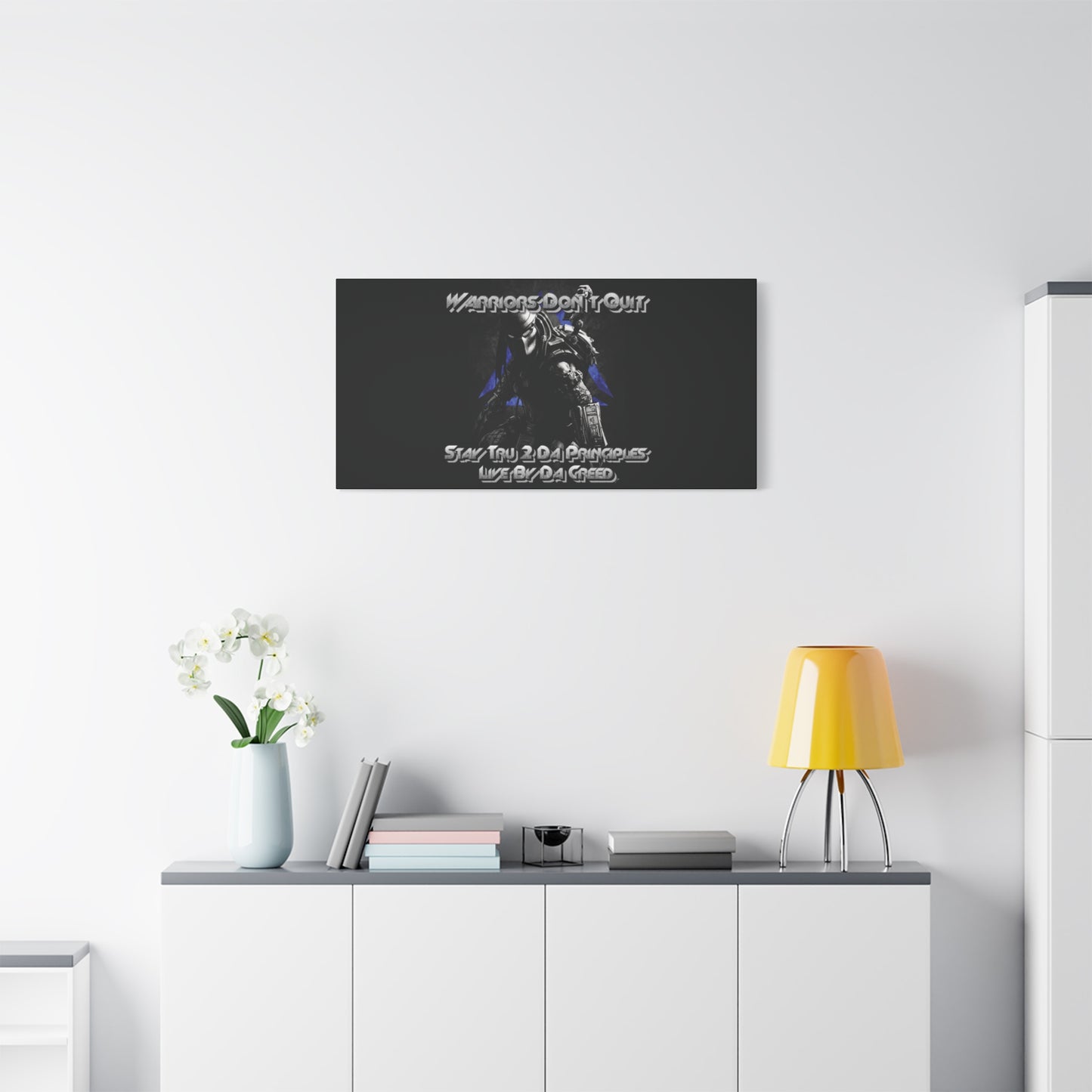 "Warrior's Creed" Canvas Wall Art